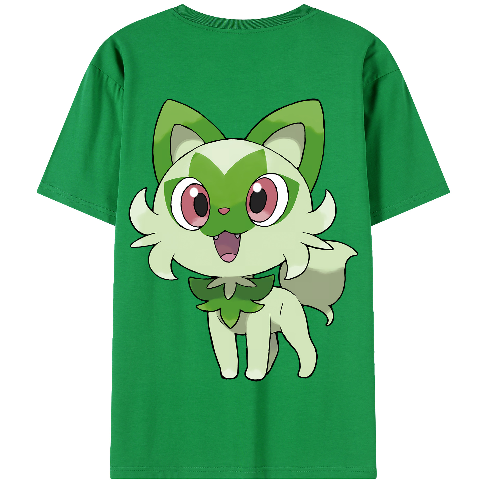 （画像用） ポケットモンスター Pokémon 綿100％半袖Tシャツ（背面プリント）