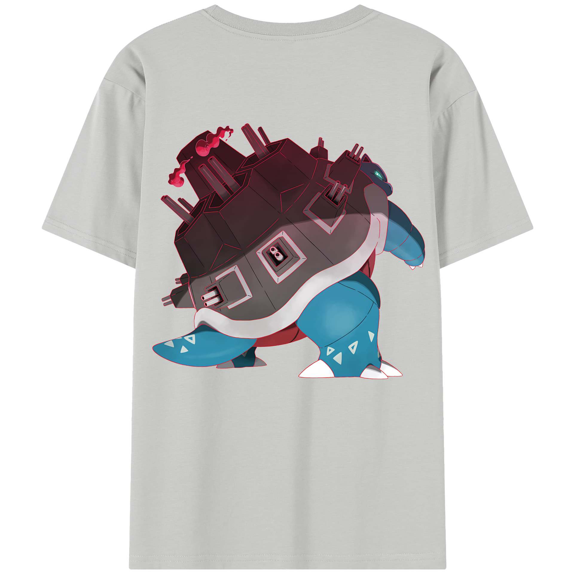 （画像用） ポケットモンスター Pokémon 綿100％半袖Tシャツ（背面プリント）