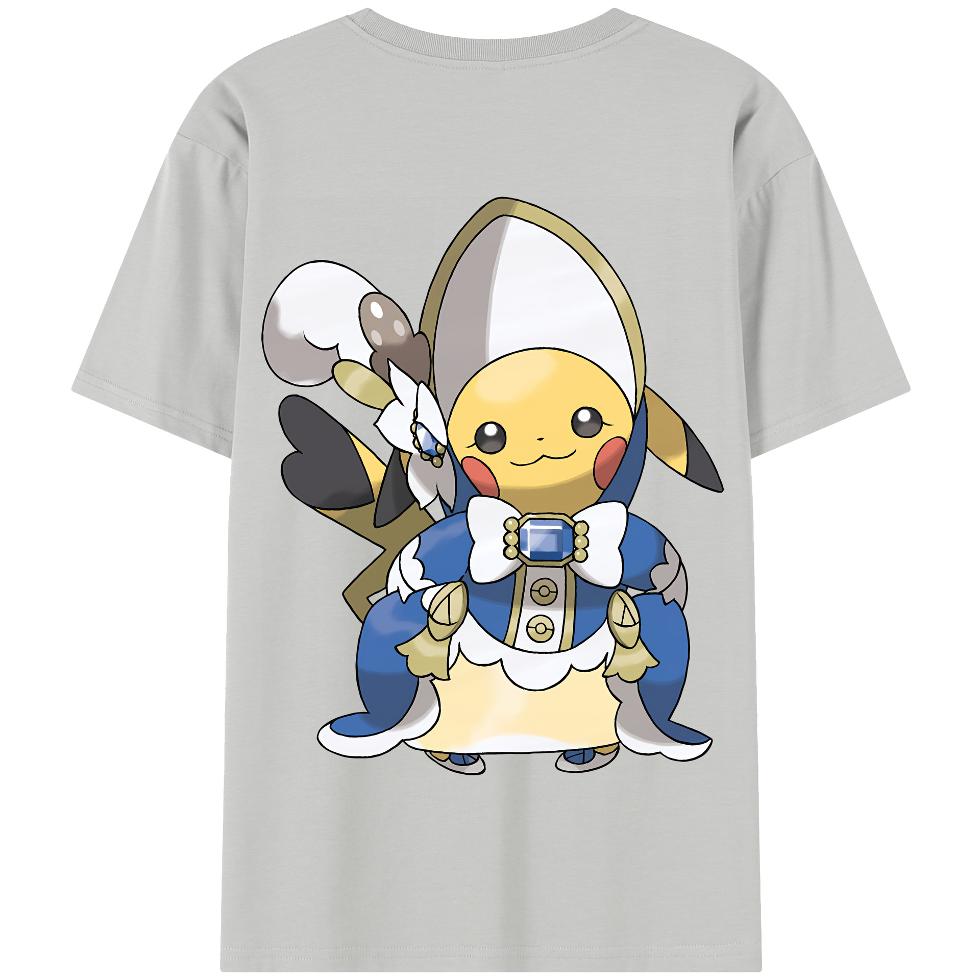 （画像用） ポケットモンスター Pokémon 綿100％半袖Tシャツ（背面プリント）