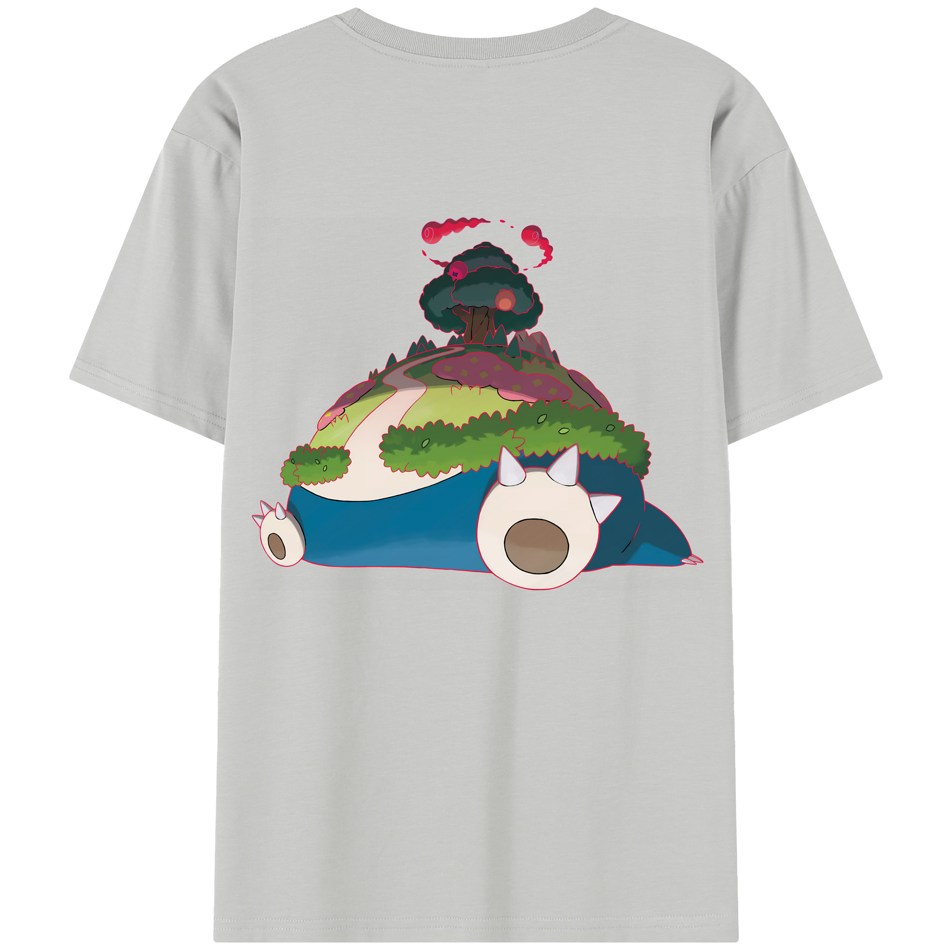 （画像用） ポケットモンスター Pokémon 綿100％半袖Tシャツ（背面プリント）