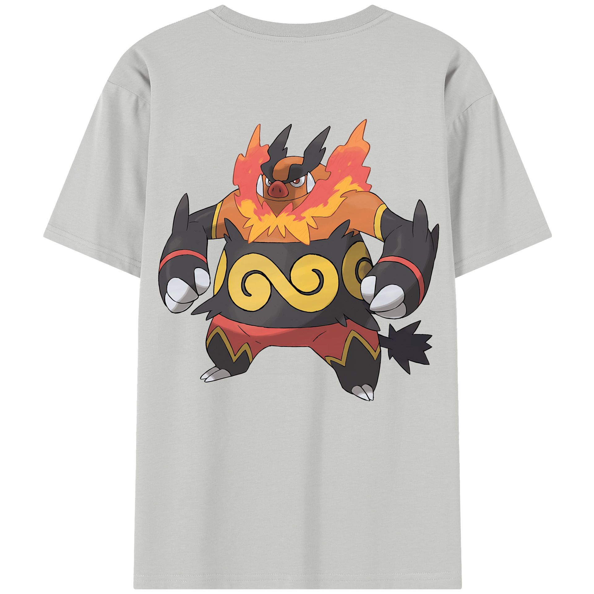 （画像用） ポケットモンスター Pokémon 綿100％半袖Tシャツ（背面プリント）