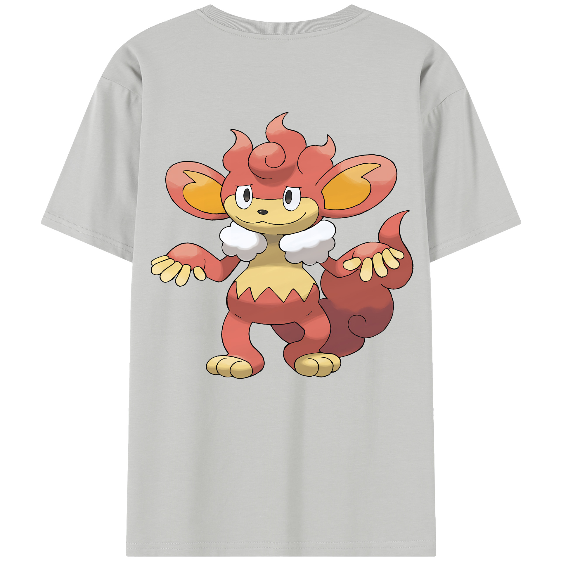 （画像用） ポケットモンスター Pokémon 綿100％半袖Tシャツ（背面プリント）