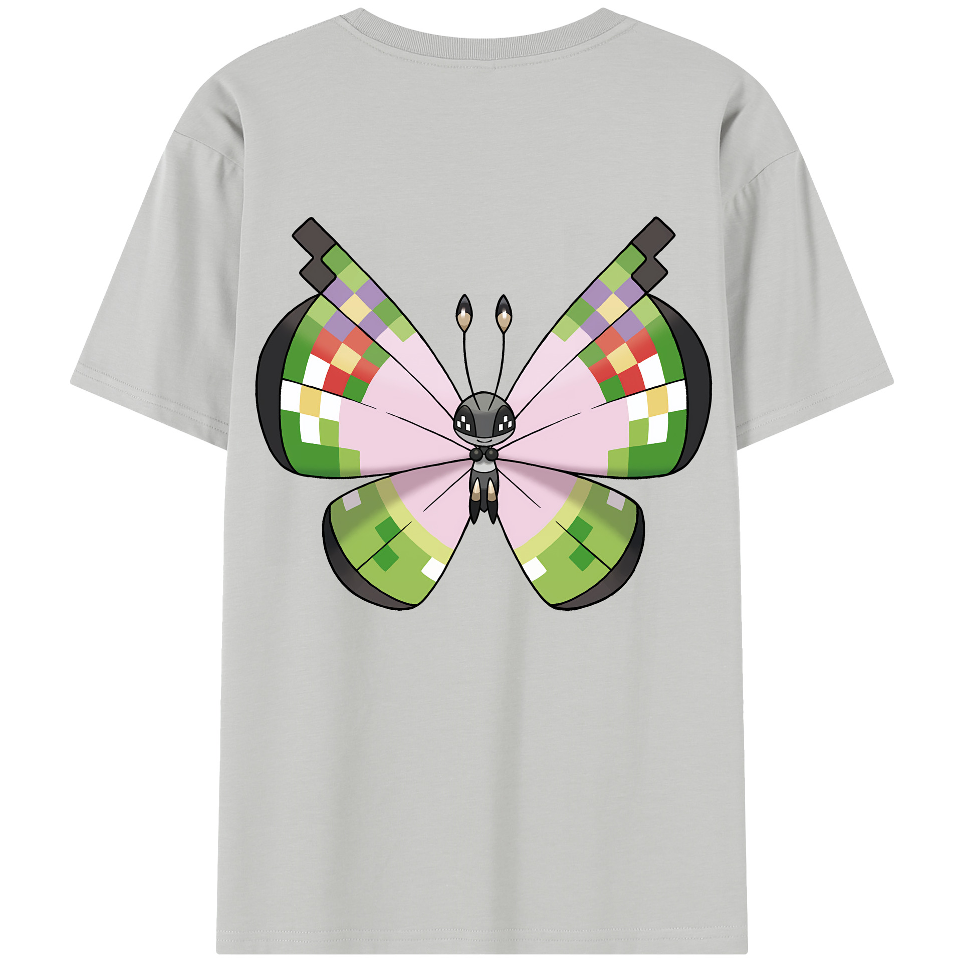 （画像用） ポケットモンスター Pokémon 綿100％半袖Tシャツ（背面プリント）