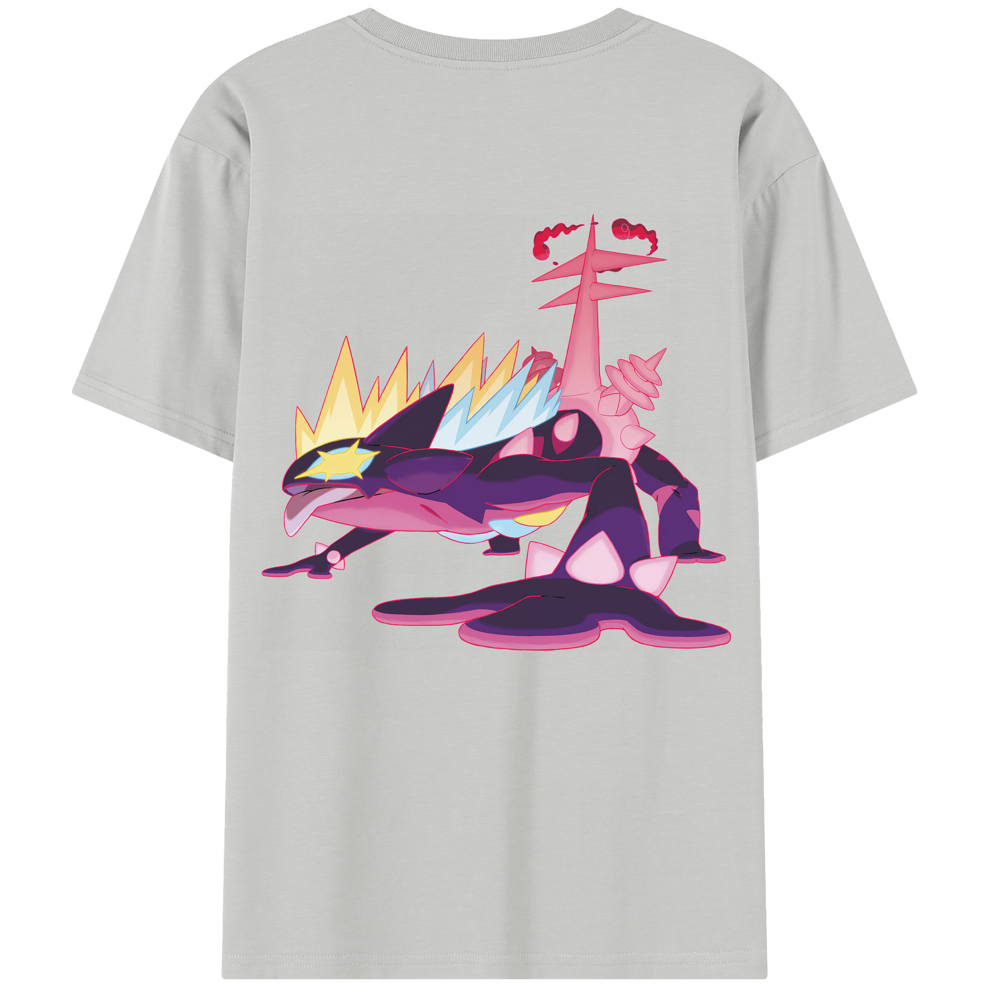 （画像用） ポケットモンスター Pokémon 綿100％半袖Tシャツ（背面プリント）