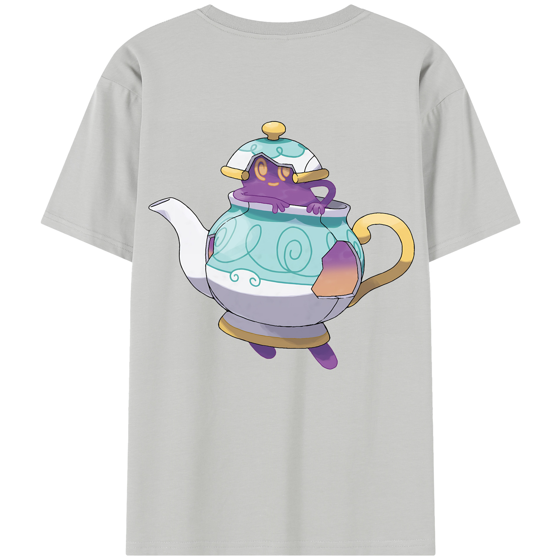 （画像用） ポケットモンスター Pokémon 綿100％半袖Tシャツ（背面プリント）