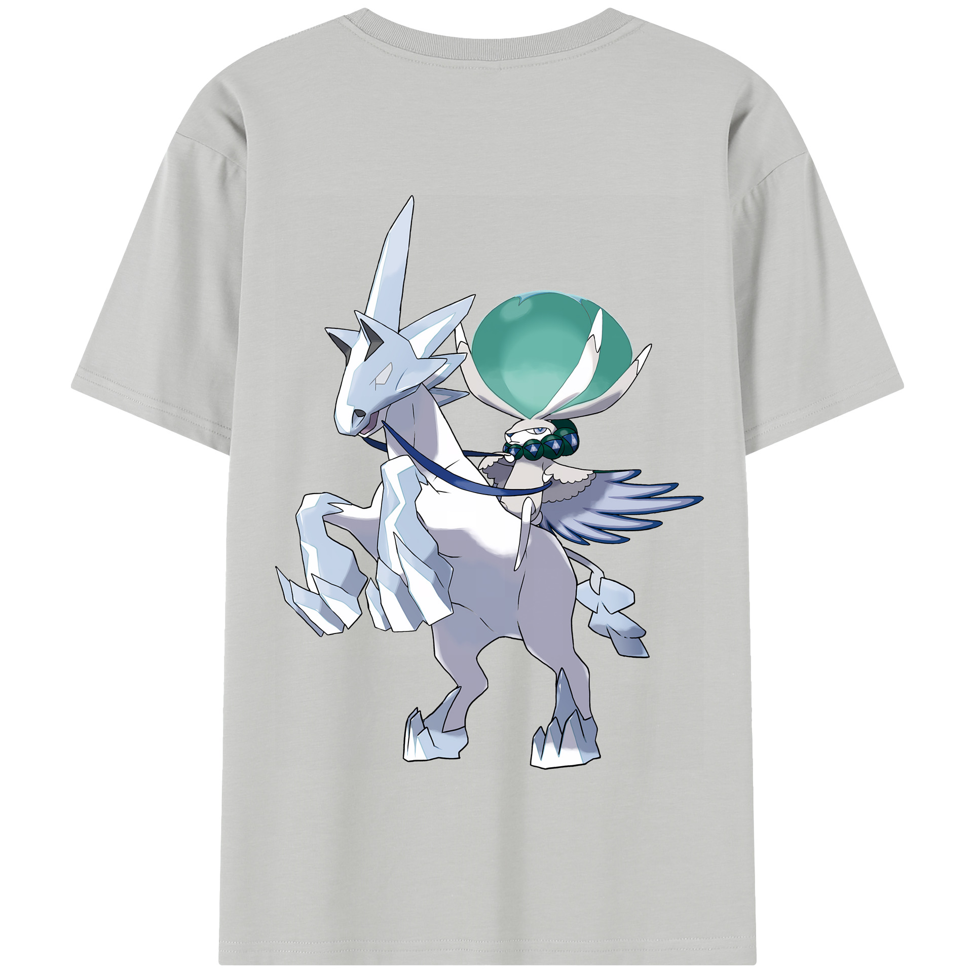 （画像用） ポケットモンスター Pokémon 綿100％半袖Tシャツ（背面プリント）