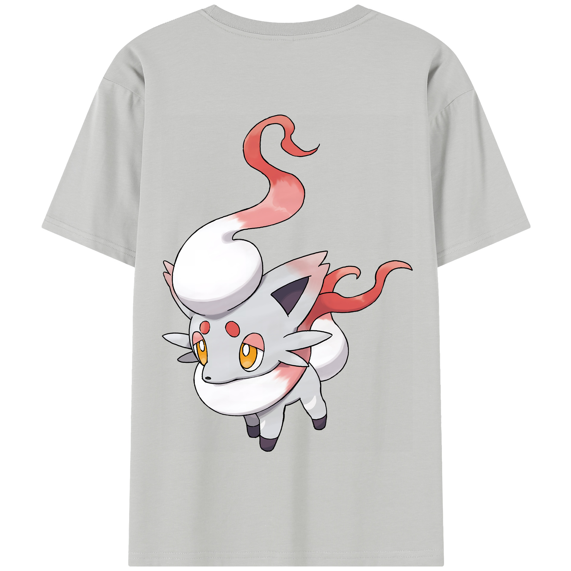 （画像用） ポケットモンスター Pokémon 綿100％半袖Tシャツ（背面プリント）