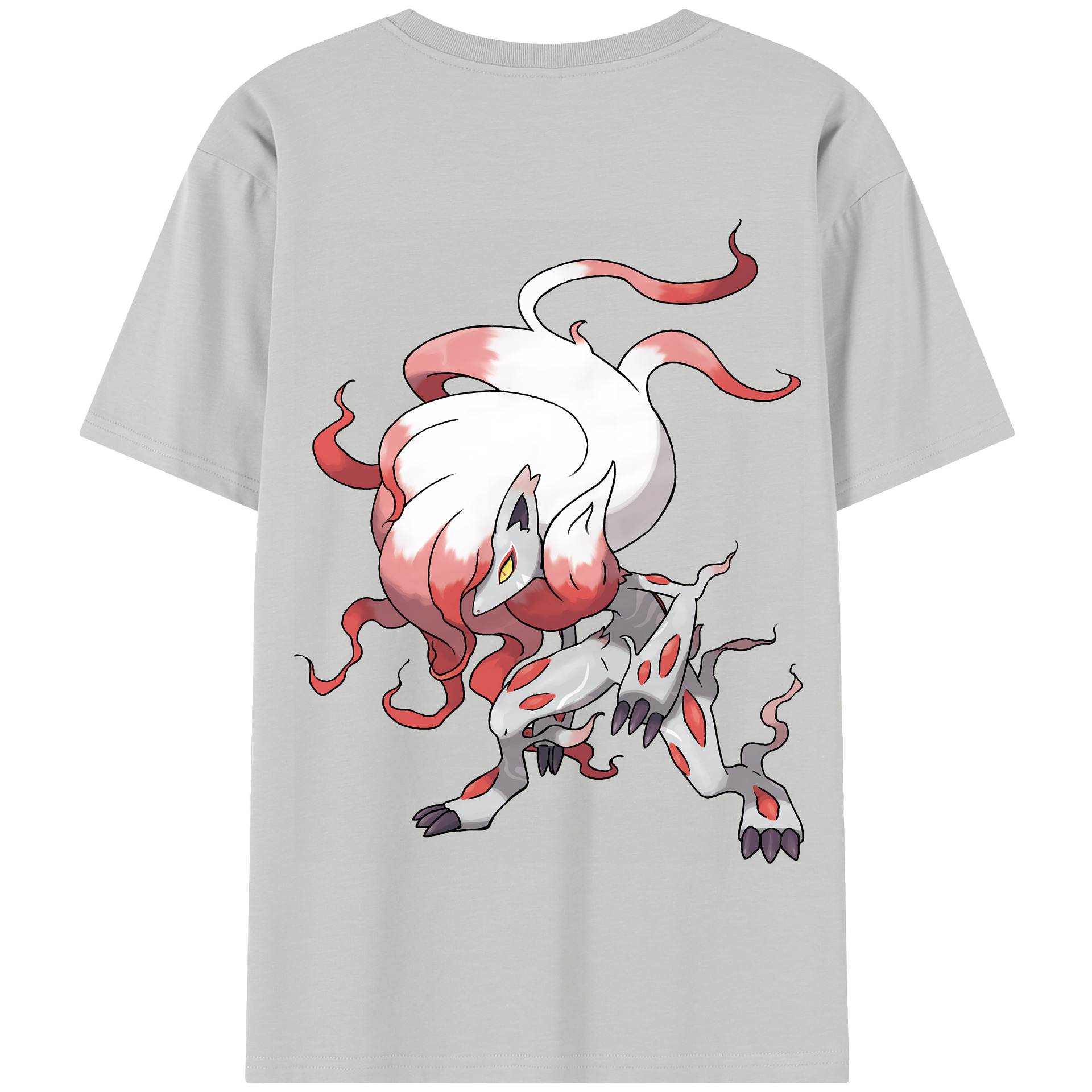 （画像用） ポケットモンスター Pokémon 綿100％半袖Tシャツ（背面プリント）