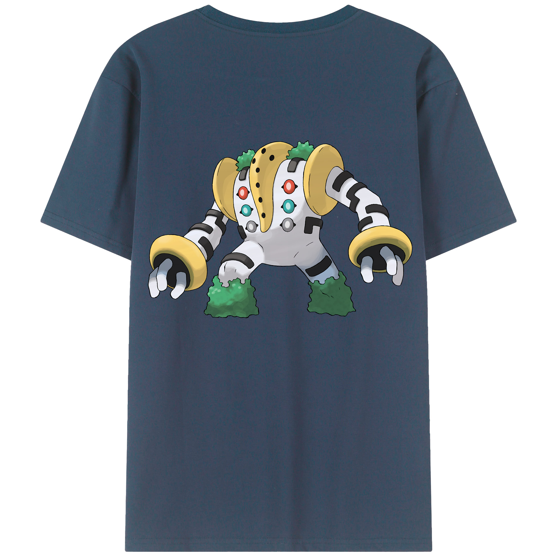 （画像用） ポケットモンスター Pokémon 綿100％半袖Tシャツ（背面プリント）