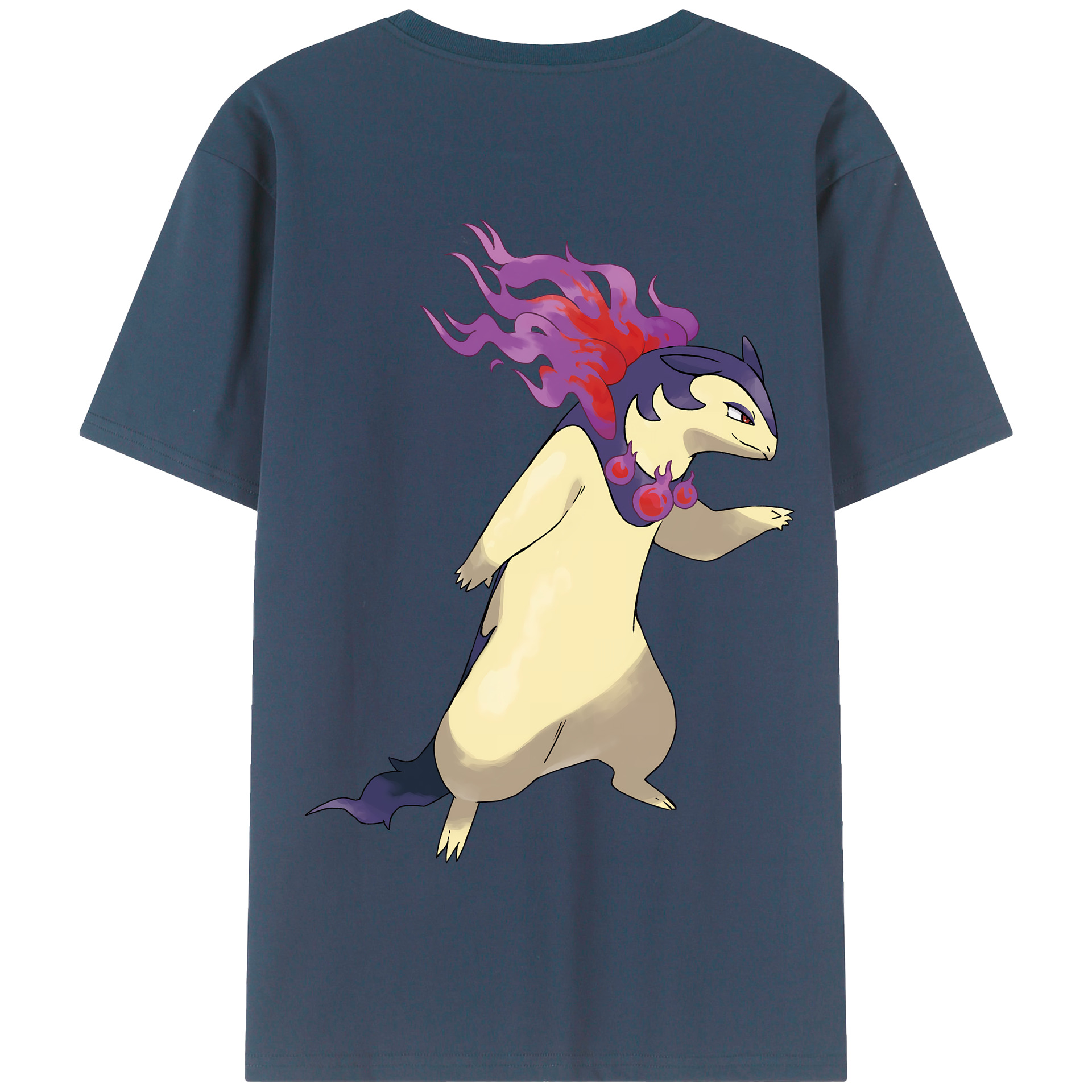 （画像用） ポケットモンスター Pokémon 綿100％半袖Tシャツ（背面プリント）