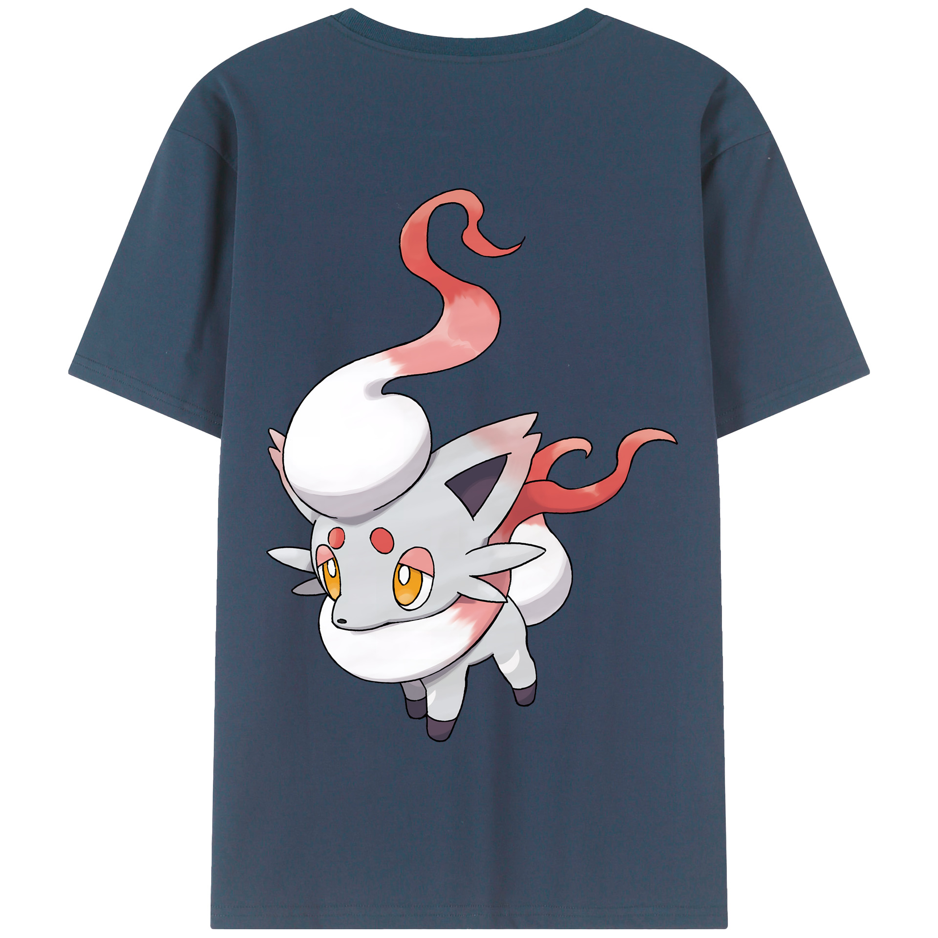 （画像用） ポケットモンスター Pokémon 綿100％半袖Tシャツ（背面プリント）