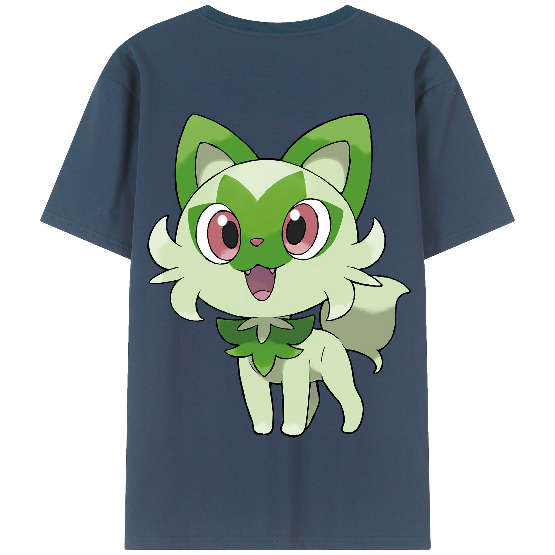 （画像用） ポケットモンスター Pokémon 綿100％半袖Tシャツ（背面プリント）