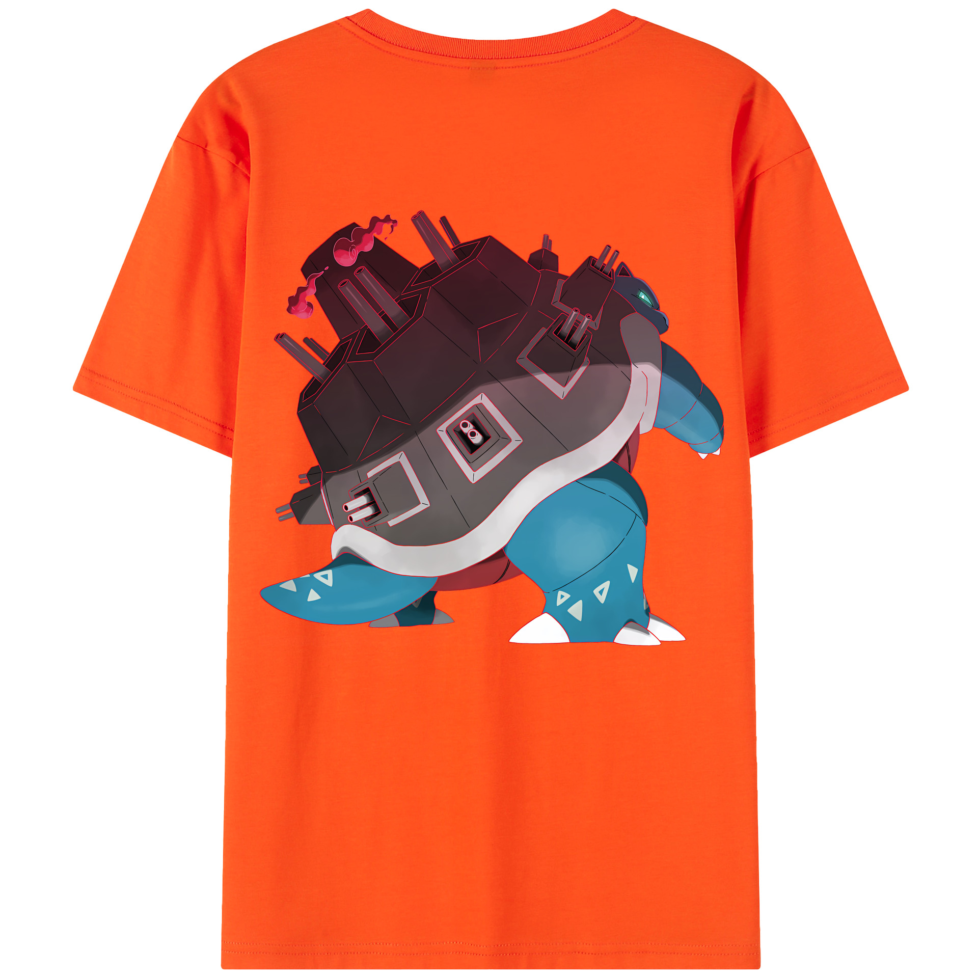 （画像用） ポケットモンスター Pokémon 綿100％半袖Tシャツ（背面プリント）