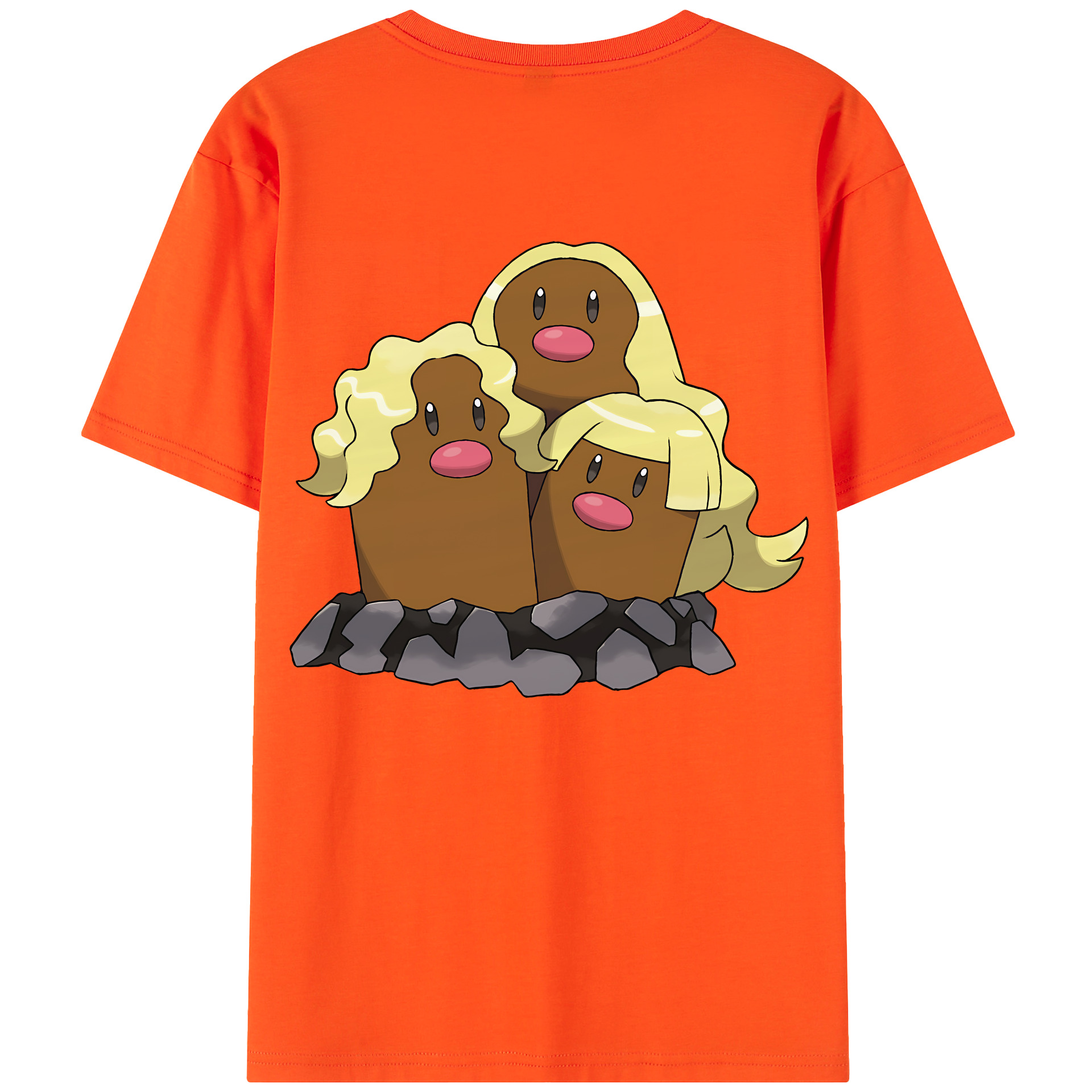 （画像用） ポケットモンスター Pokémon 綿100％半袖Tシャツ（背面プリント）