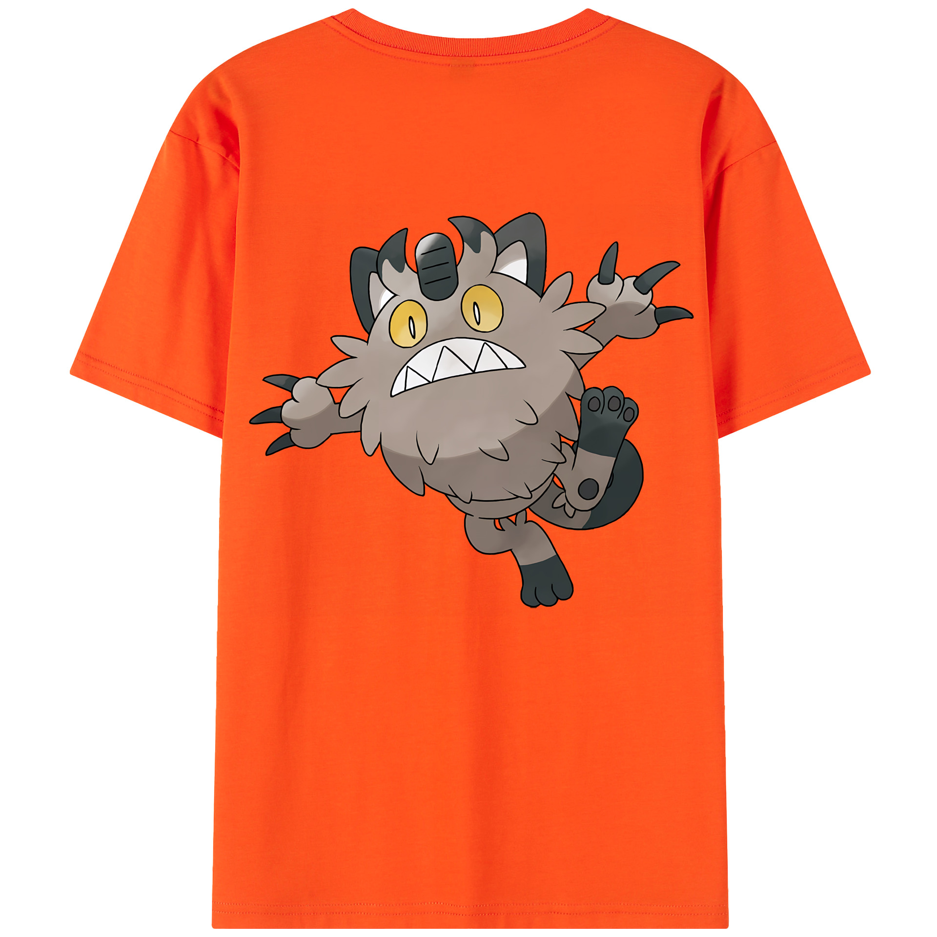 （画像用） ポケットモンスター Pokémon 綿100％半袖Tシャツ（背面プリント）
