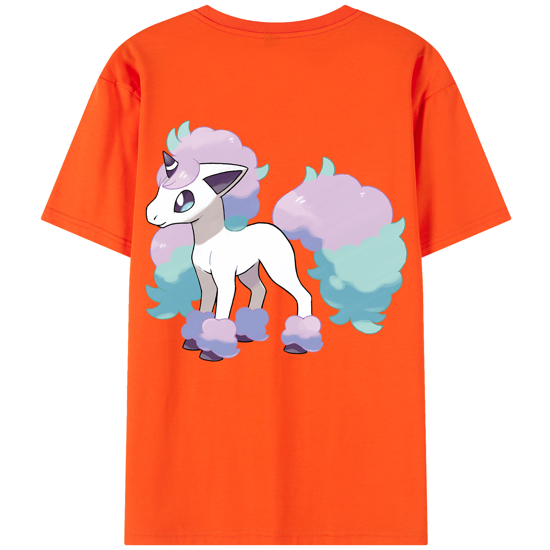 （画像用） ポケットモンスター Pokémon 綿100％半袖Tシャツ（背面プリント）
