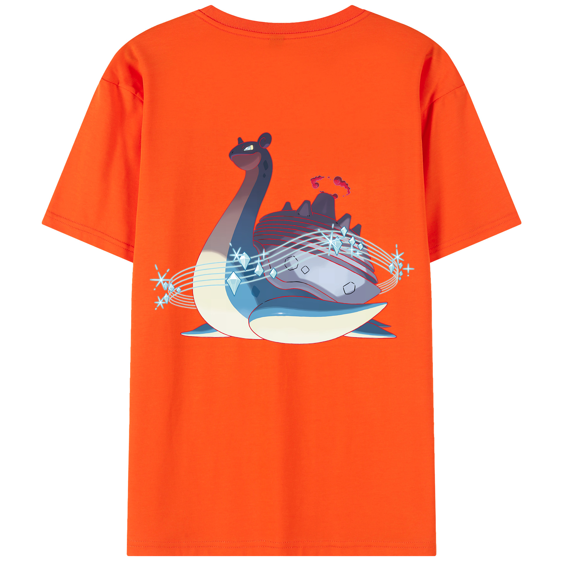 （画像用） ポケットモンスター Pokémon 綿100％半袖Tシャツ（背面プリント）