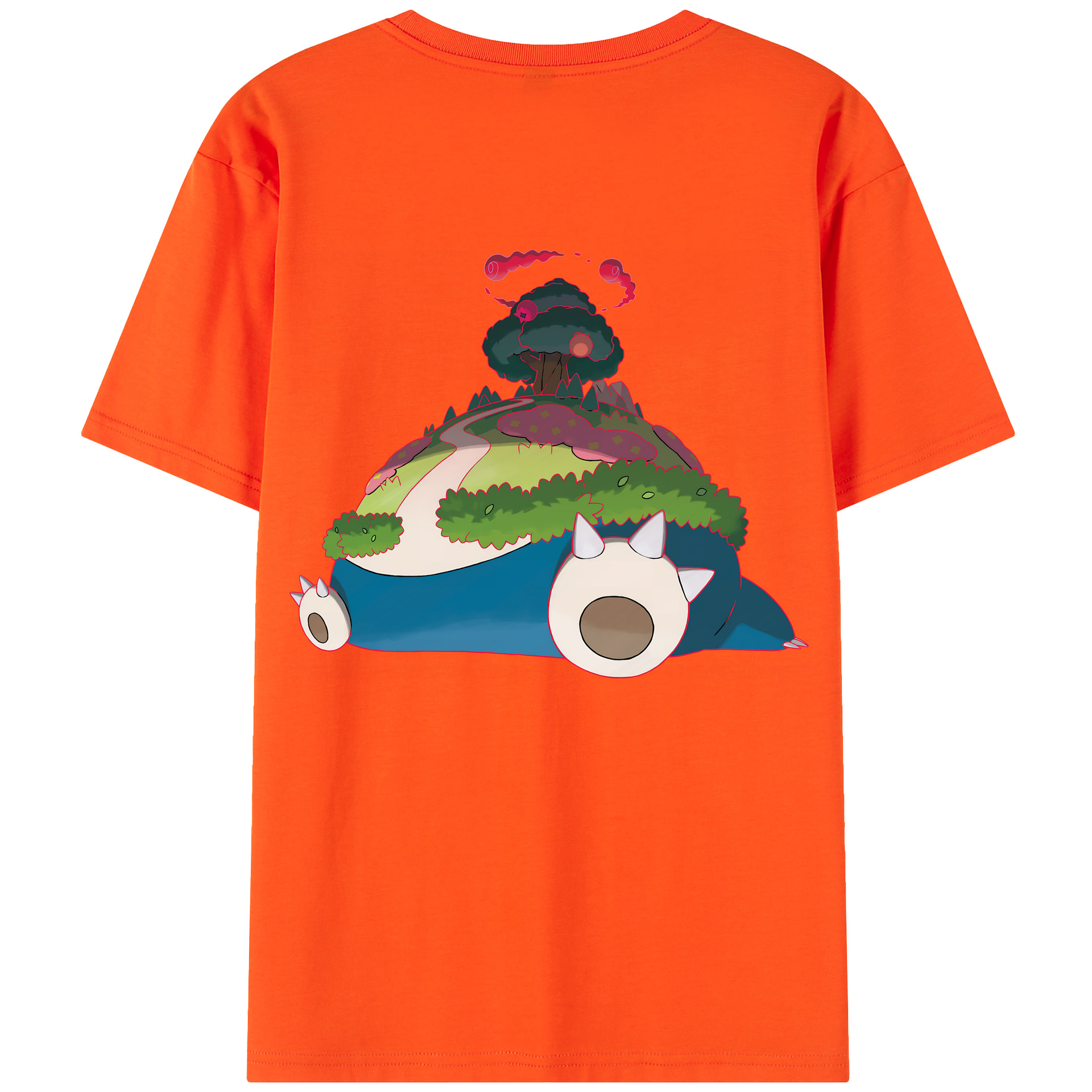 （画像用） ポケットモンスター Pokémon 綿100％半袖Tシャツ（背面プリント）