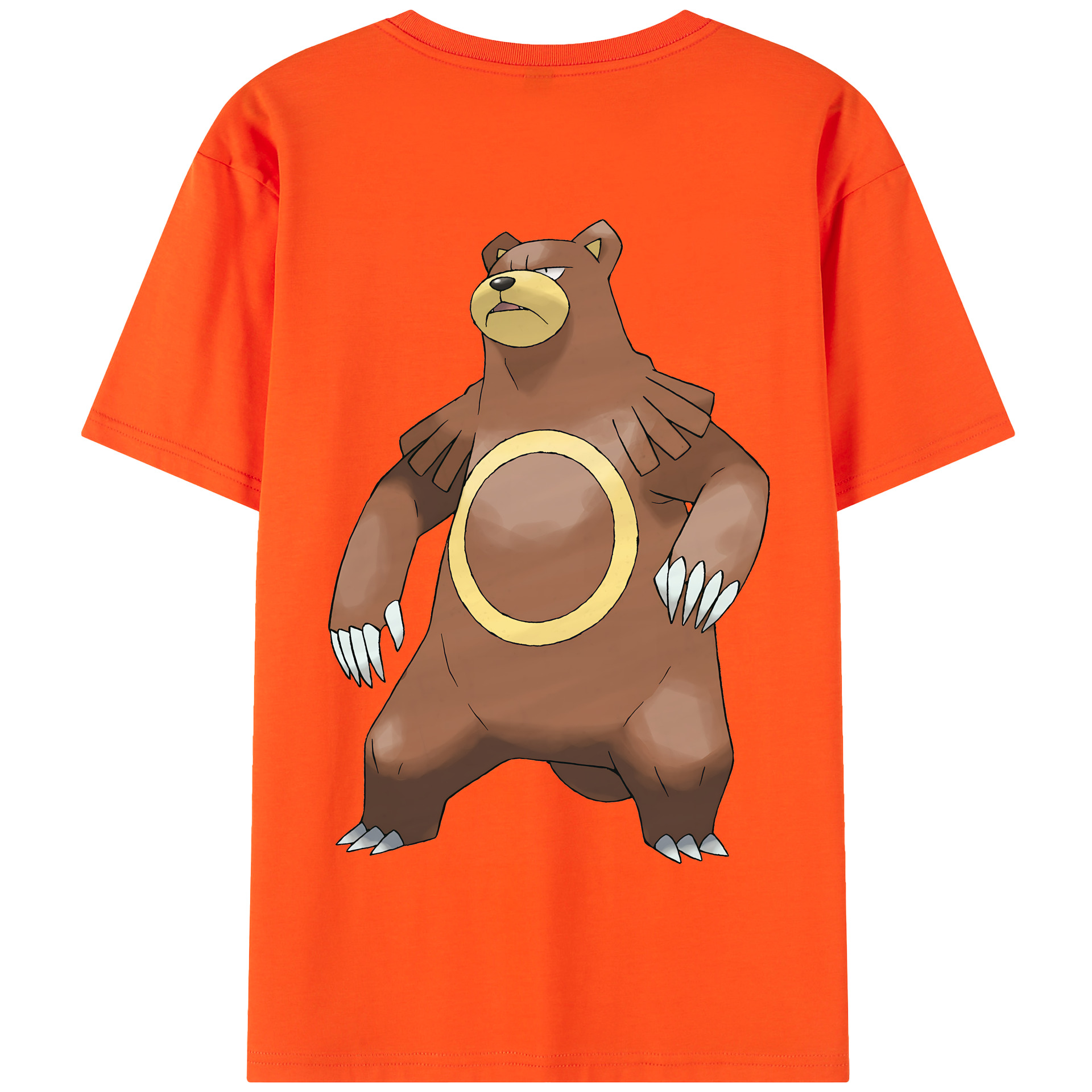 （画像用） ポケットモンスター Pokémon 綿100％半袖Tシャツ（背面プリント）
