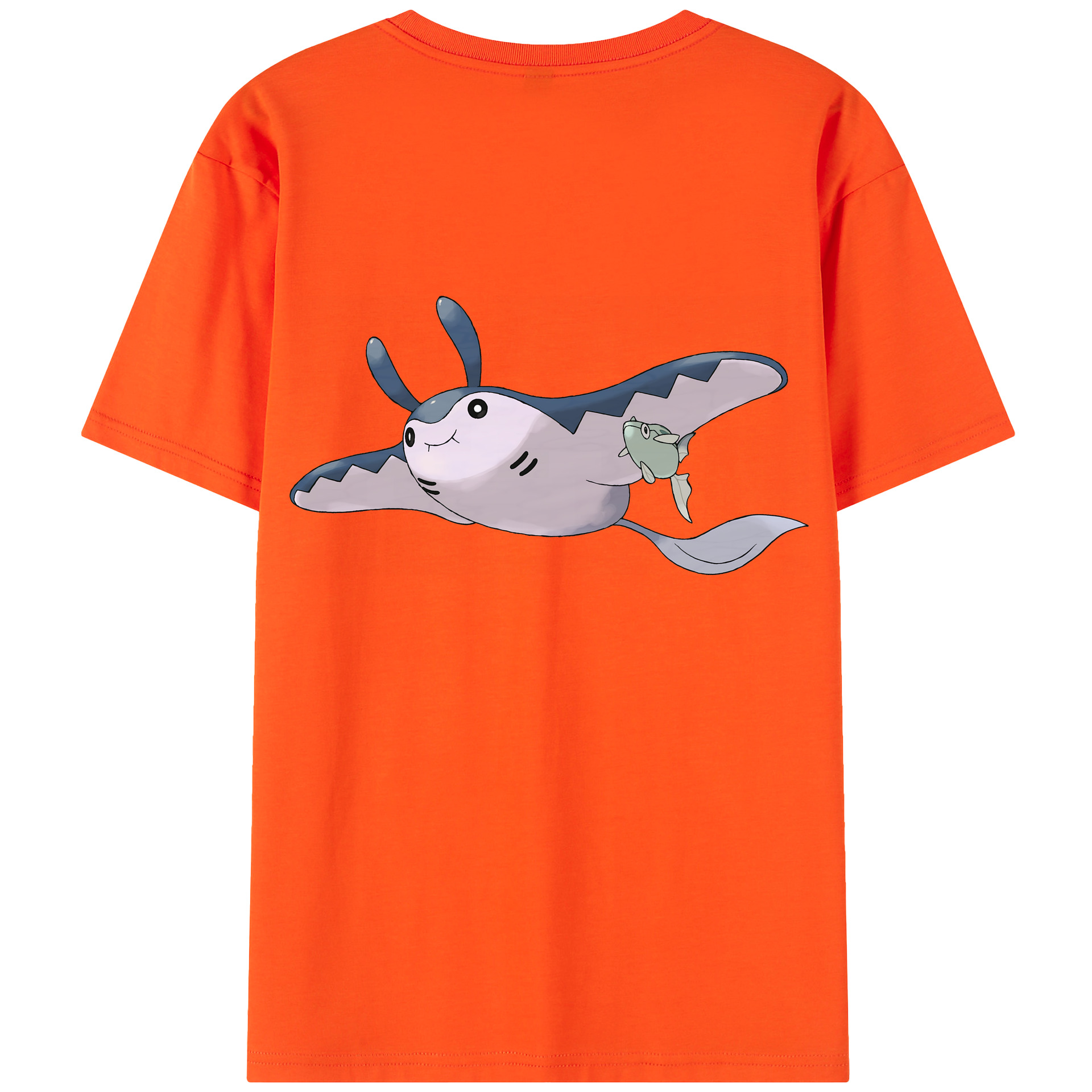 （画像用） ポケットモンスター Pokémon 綿100％半袖Tシャツ（背面プリント）