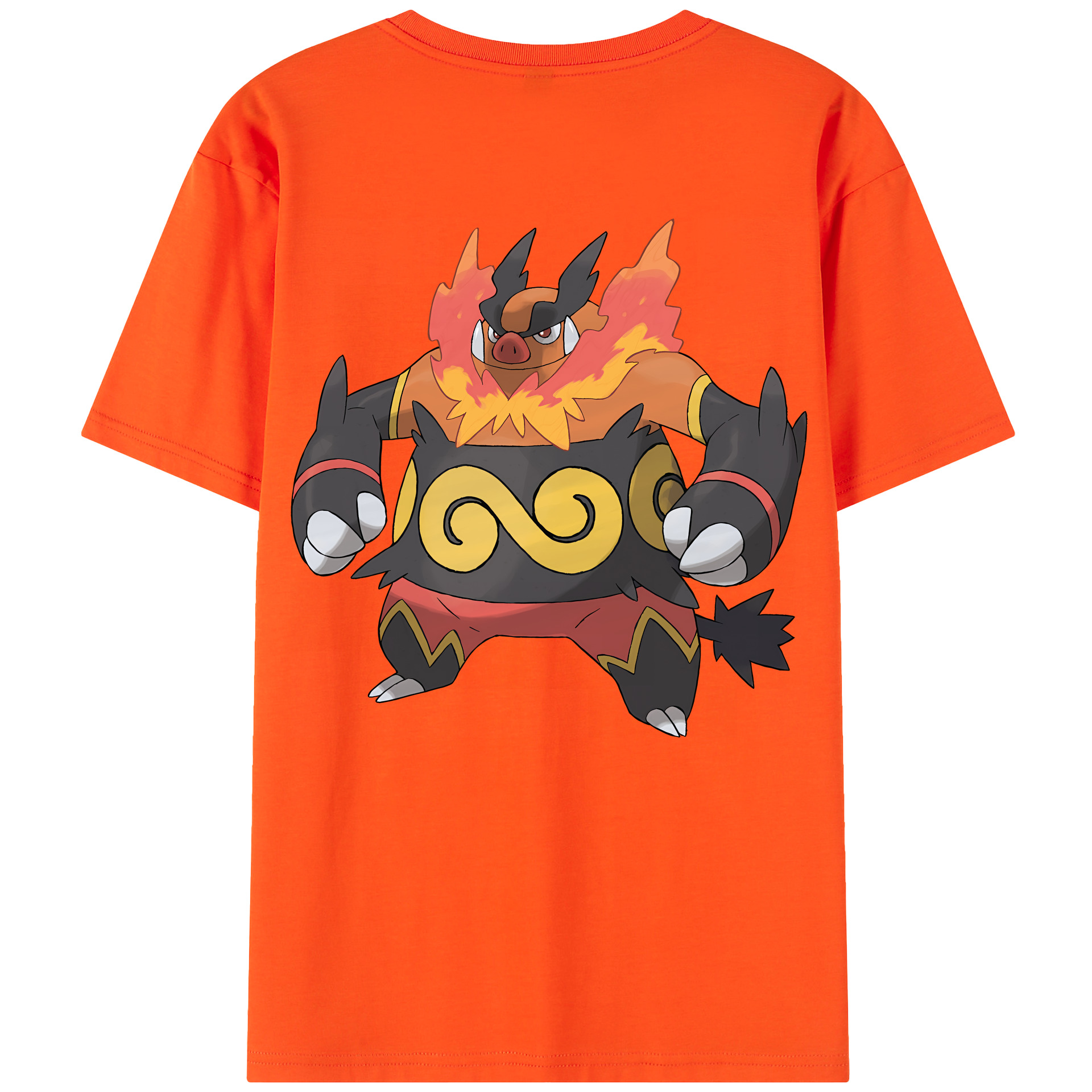 （画像用） ポケットモンスター Pokémon 綿100％半袖Tシャツ（背面プリント）