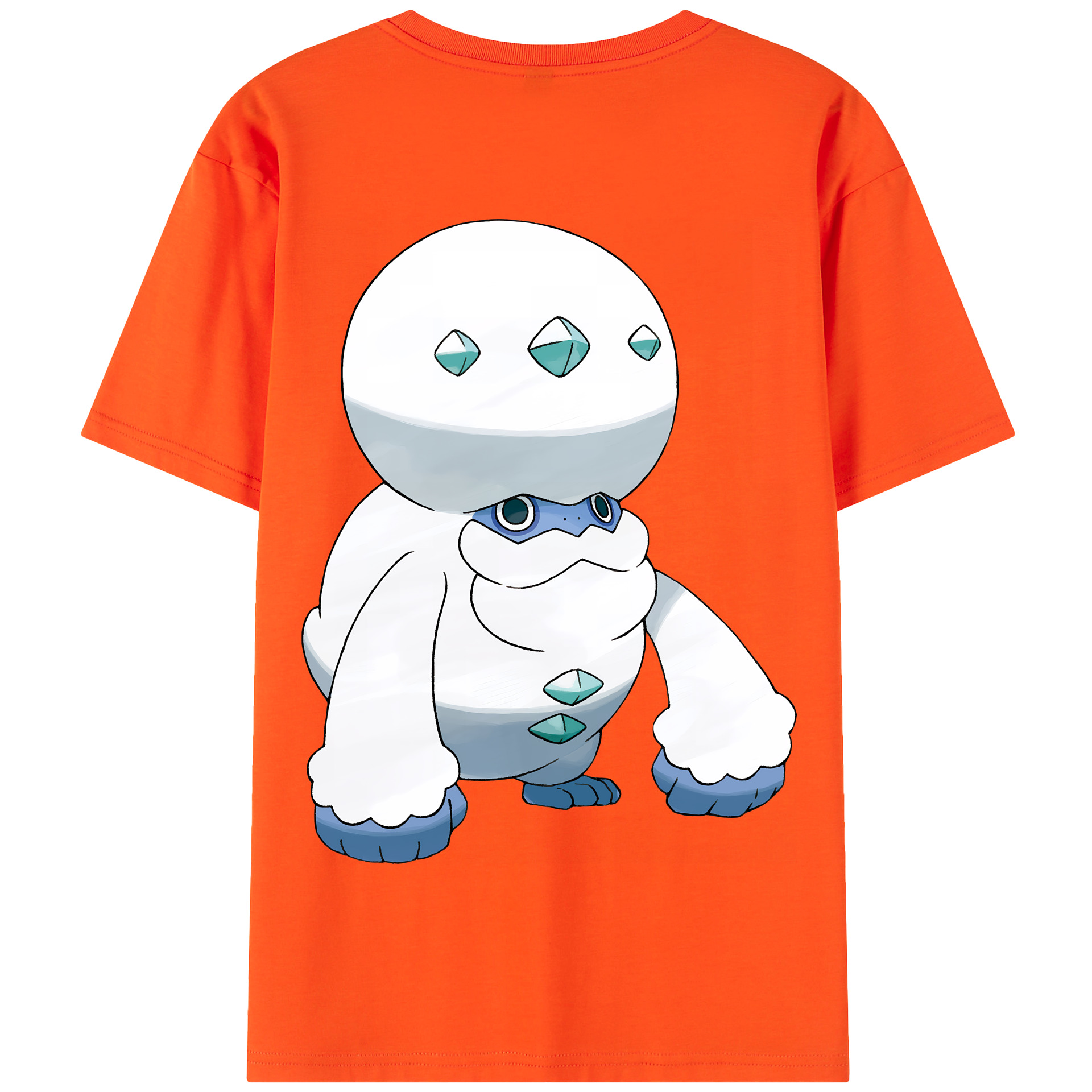 （画像用） ポケットモンスター Pokémon 綿100％半袖Tシャツ（背面プリント）