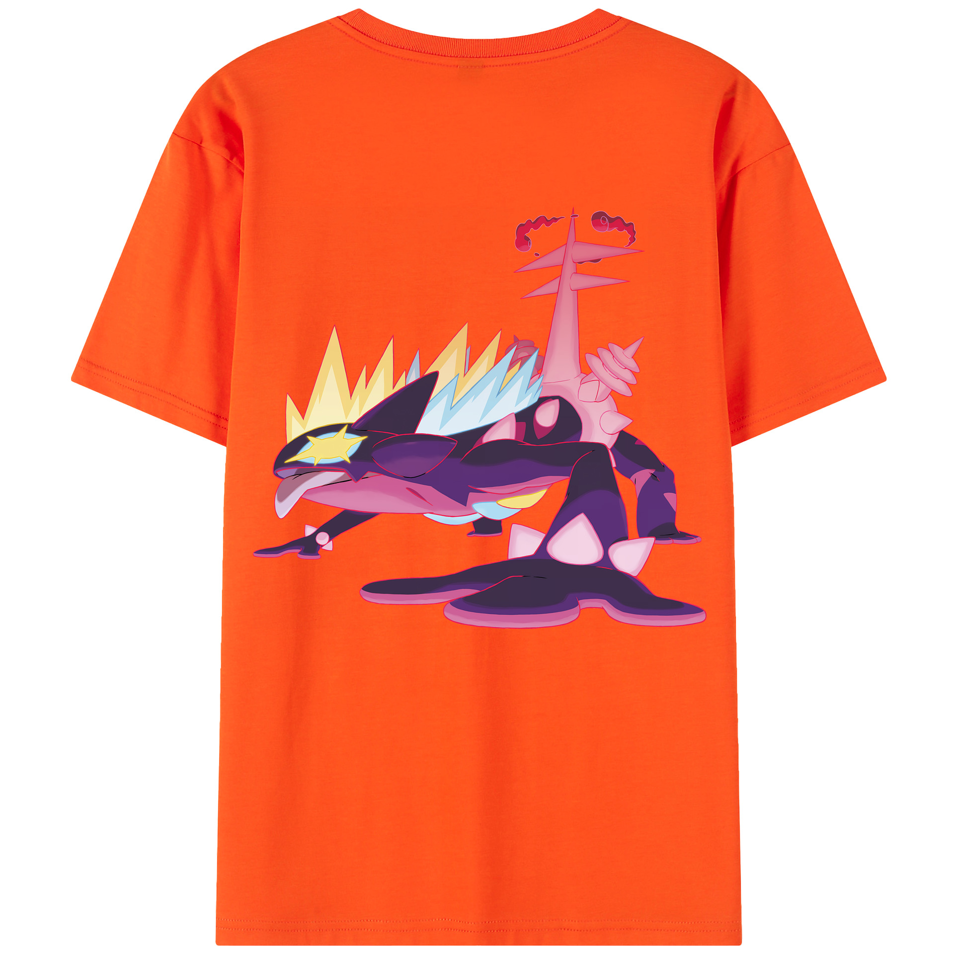 （画像用） ポケットモンスター Pokémon 綿100％半袖Tシャツ（背面プリント）