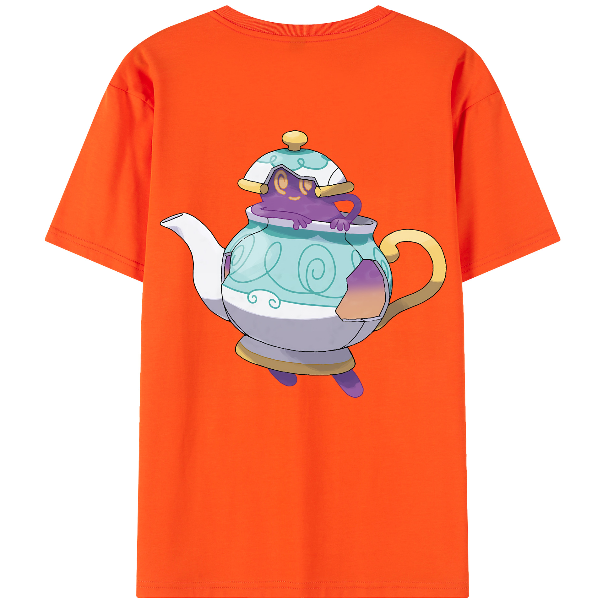 （画像用） ポケットモンスター Pokémon 綿100％半袖Tシャツ（背面プリント）