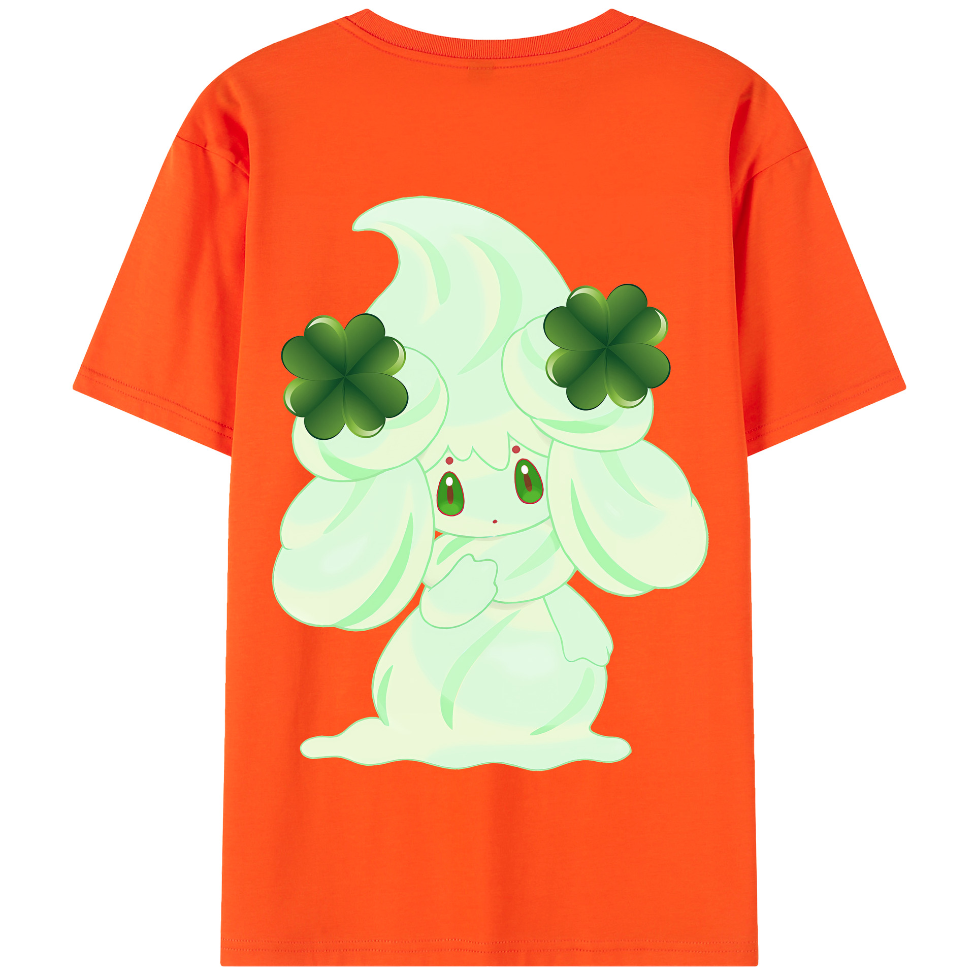 （画像用） ポケットモンスター Pokémon 綿100％半袖Tシャツ（背面プリント）