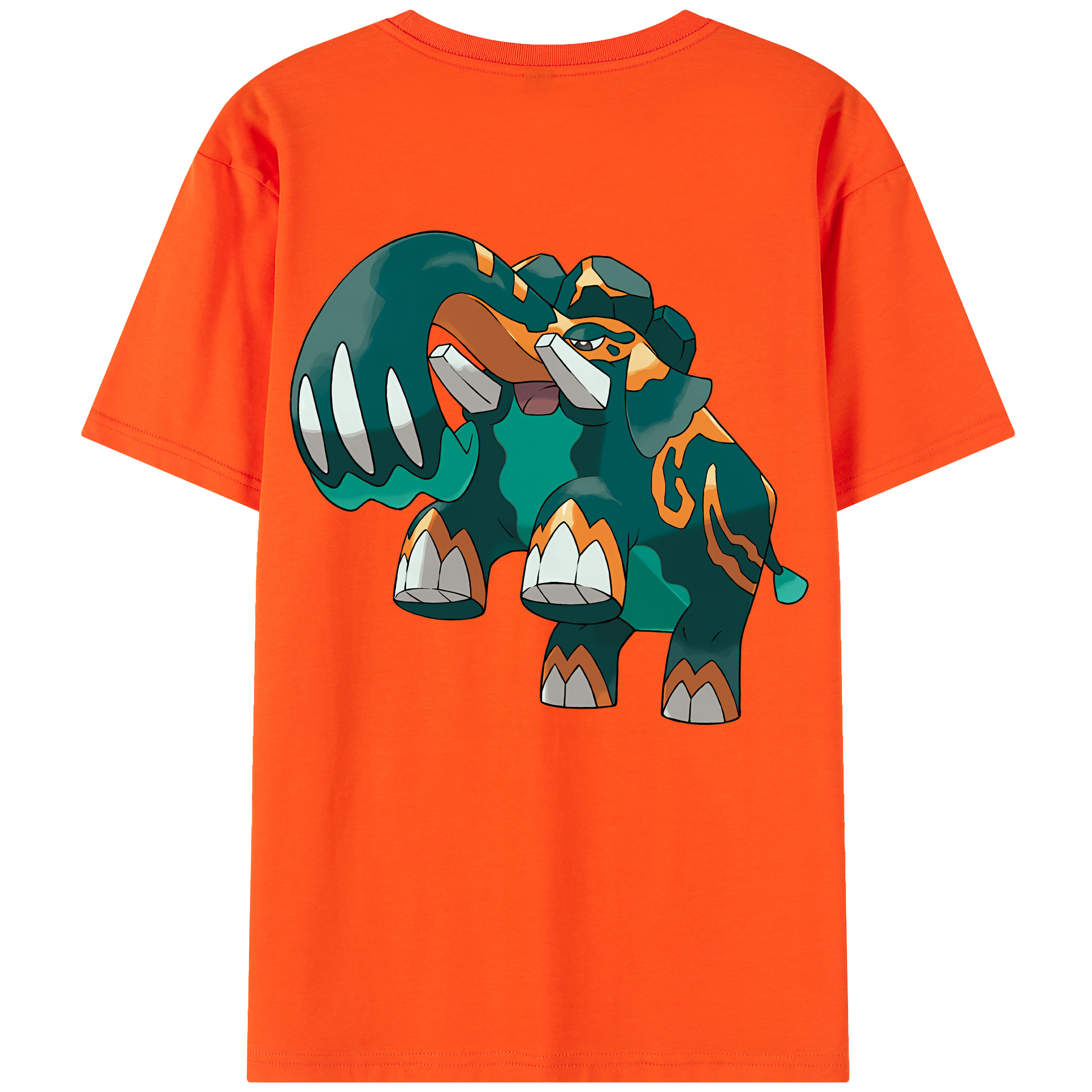 （画像用） ポケットモンスター Pokémon 綿100％半袖Tシャツ（背面プリント）