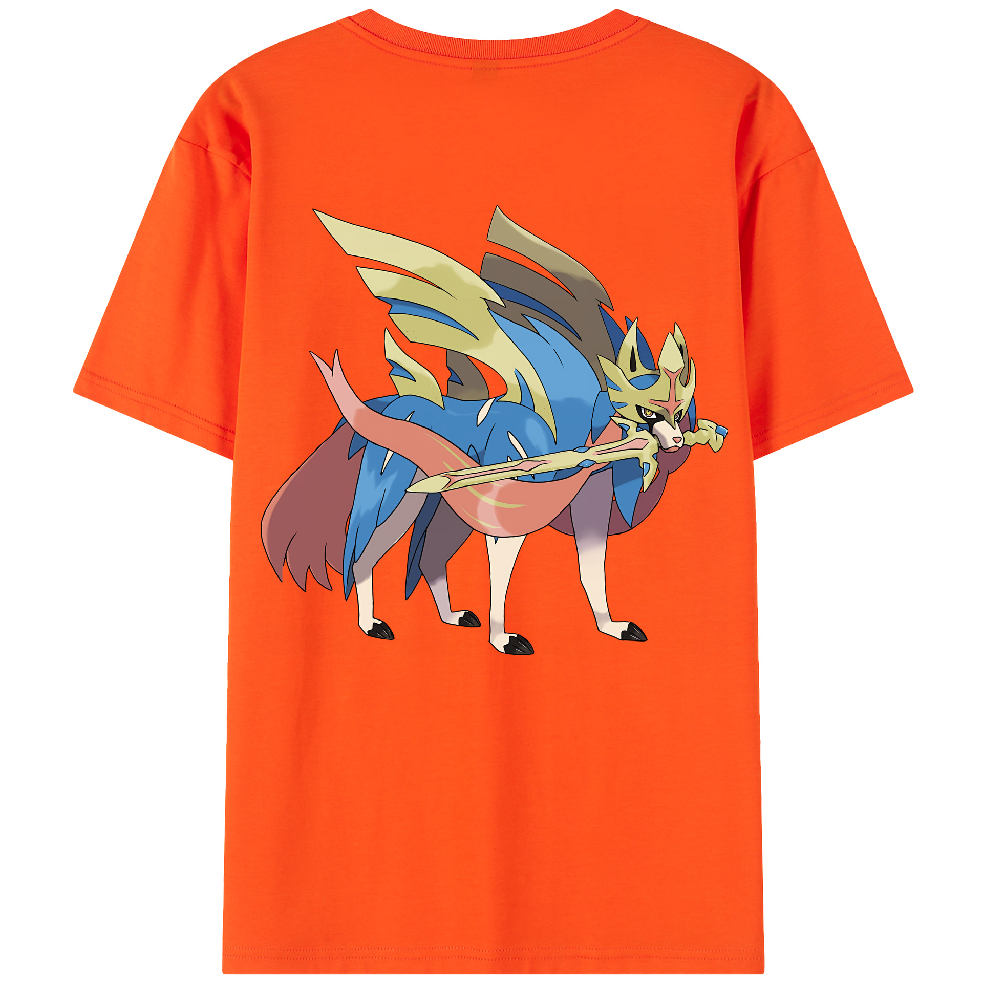 （画像用） ポケットモンスター Pokémon 綿100％半袖Tシャツ（背面プリント）