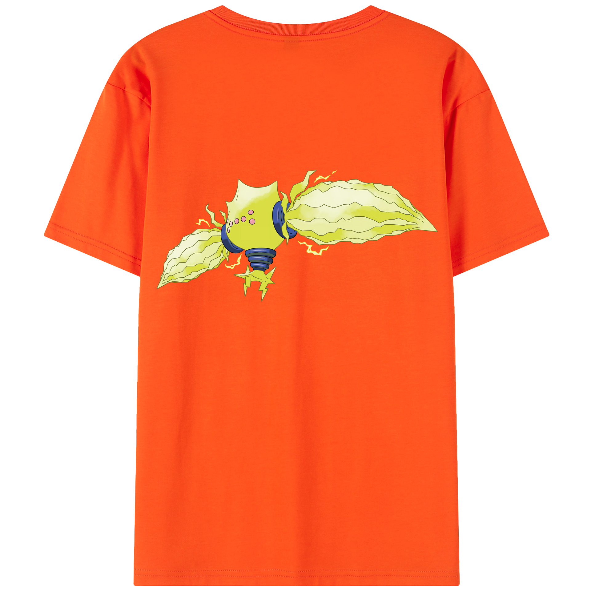 （画像用） ポケットモンスター Pokémon 綿100％半袖Tシャツ（背面プリント）