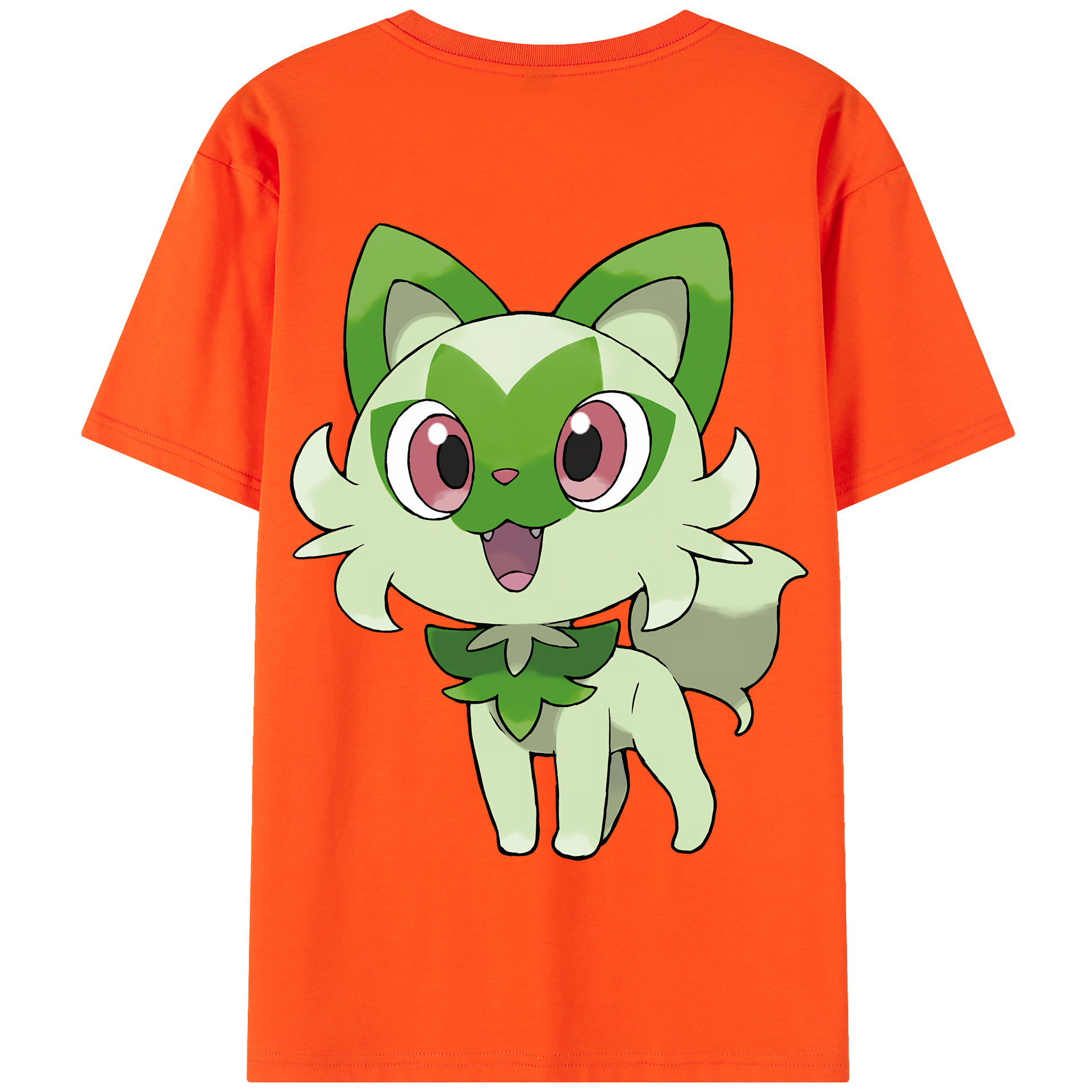 （画像用） ポケットモンスター Pokémon 綿100％半袖Tシャツ（背面プリント）