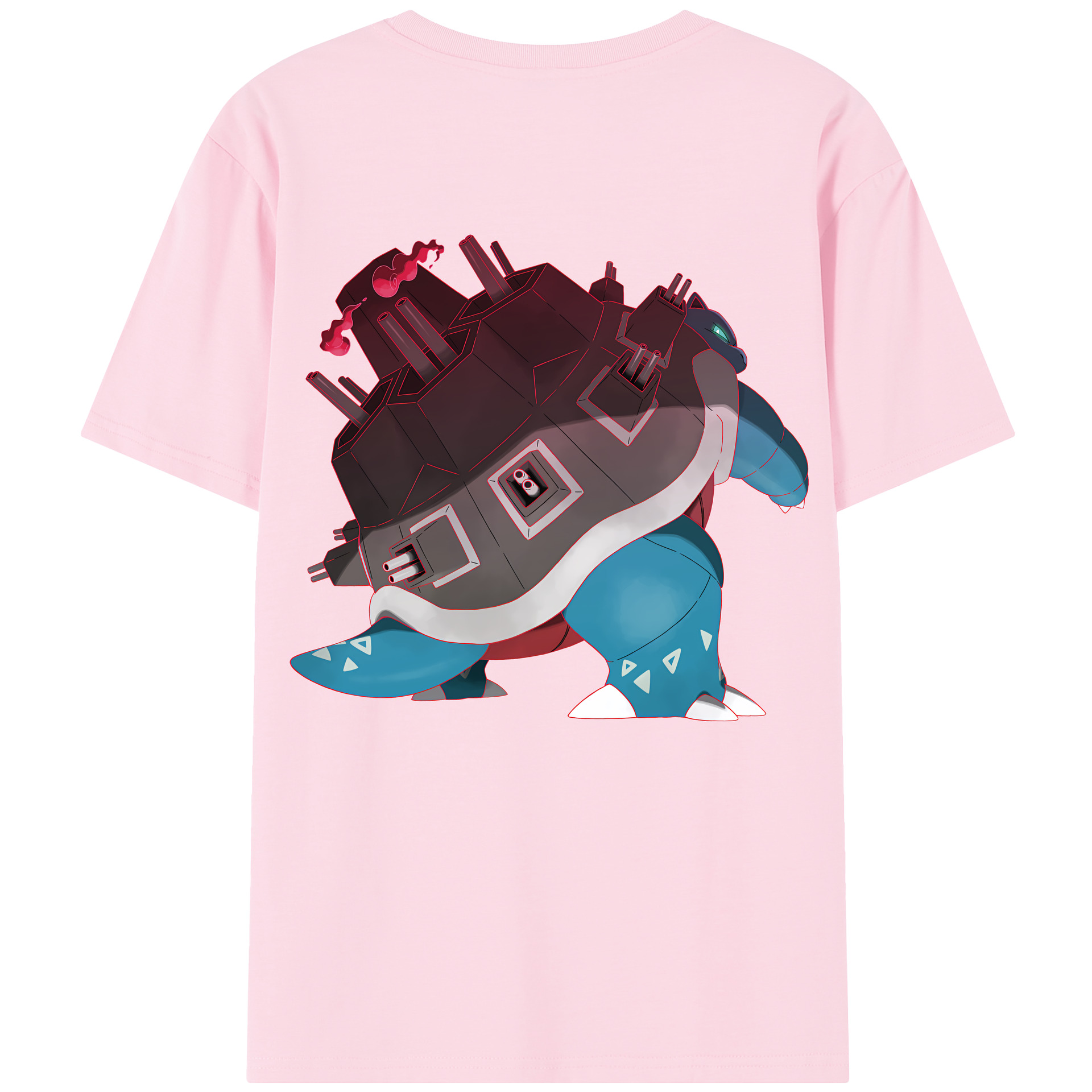 （画像用） ポケットモンスター Pokémon 綿100％半袖Tシャツ（背面プリント）