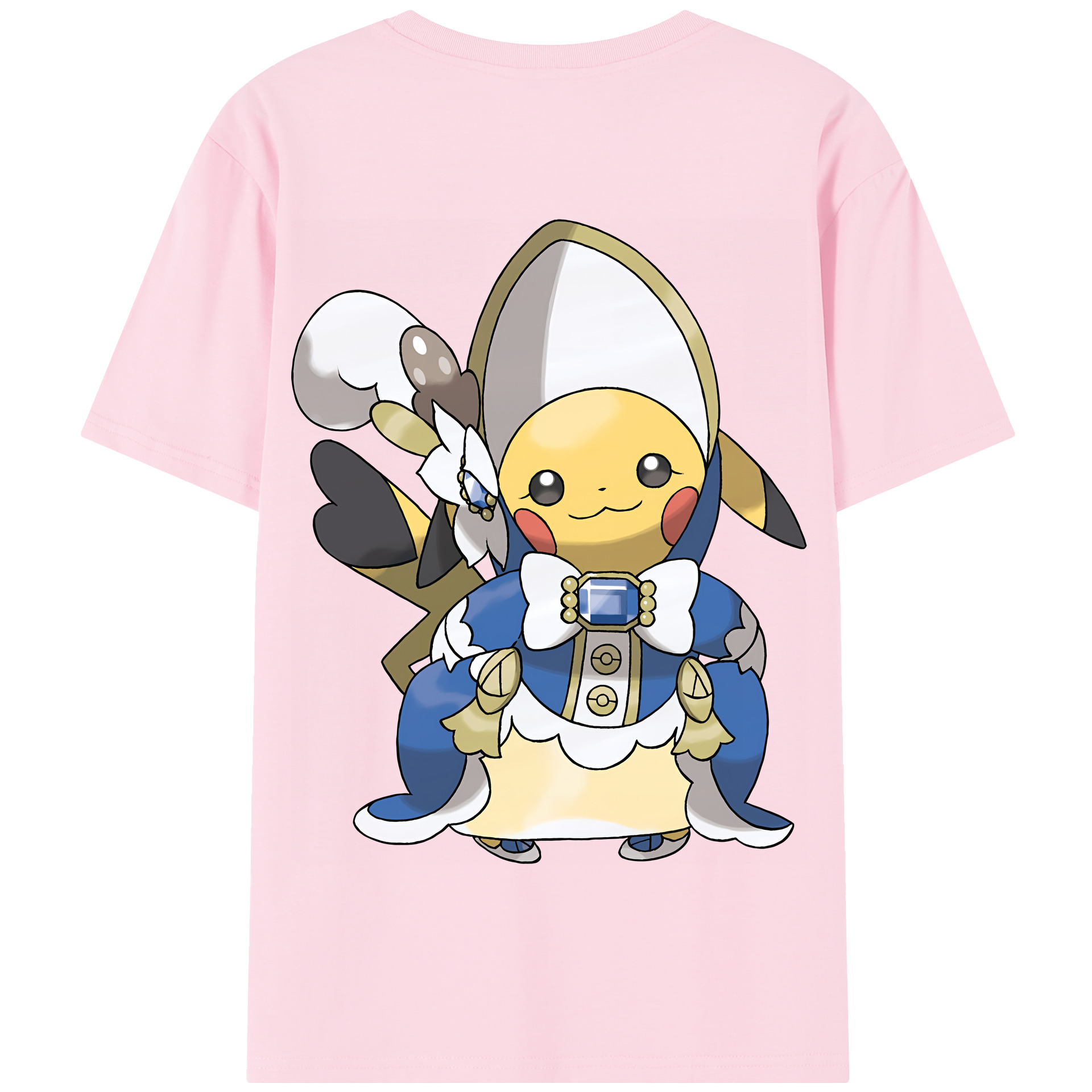 （画像用） ポケットモンスター Pokémon 綿100％半袖Tシャツ（背面プリント）