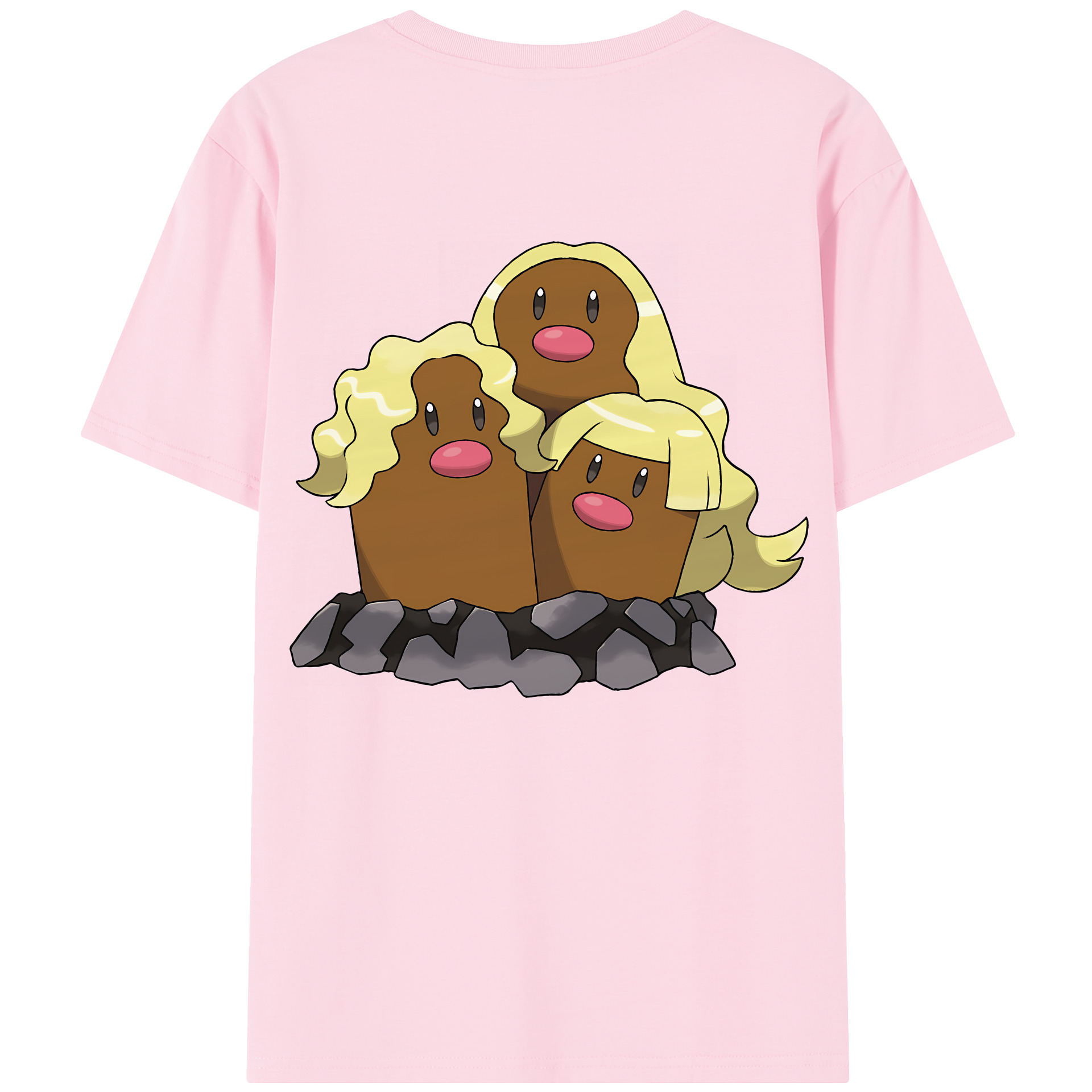 （画像用） ポケットモンスター Pokémon 綿100％半袖Tシャツ（背面プリント）