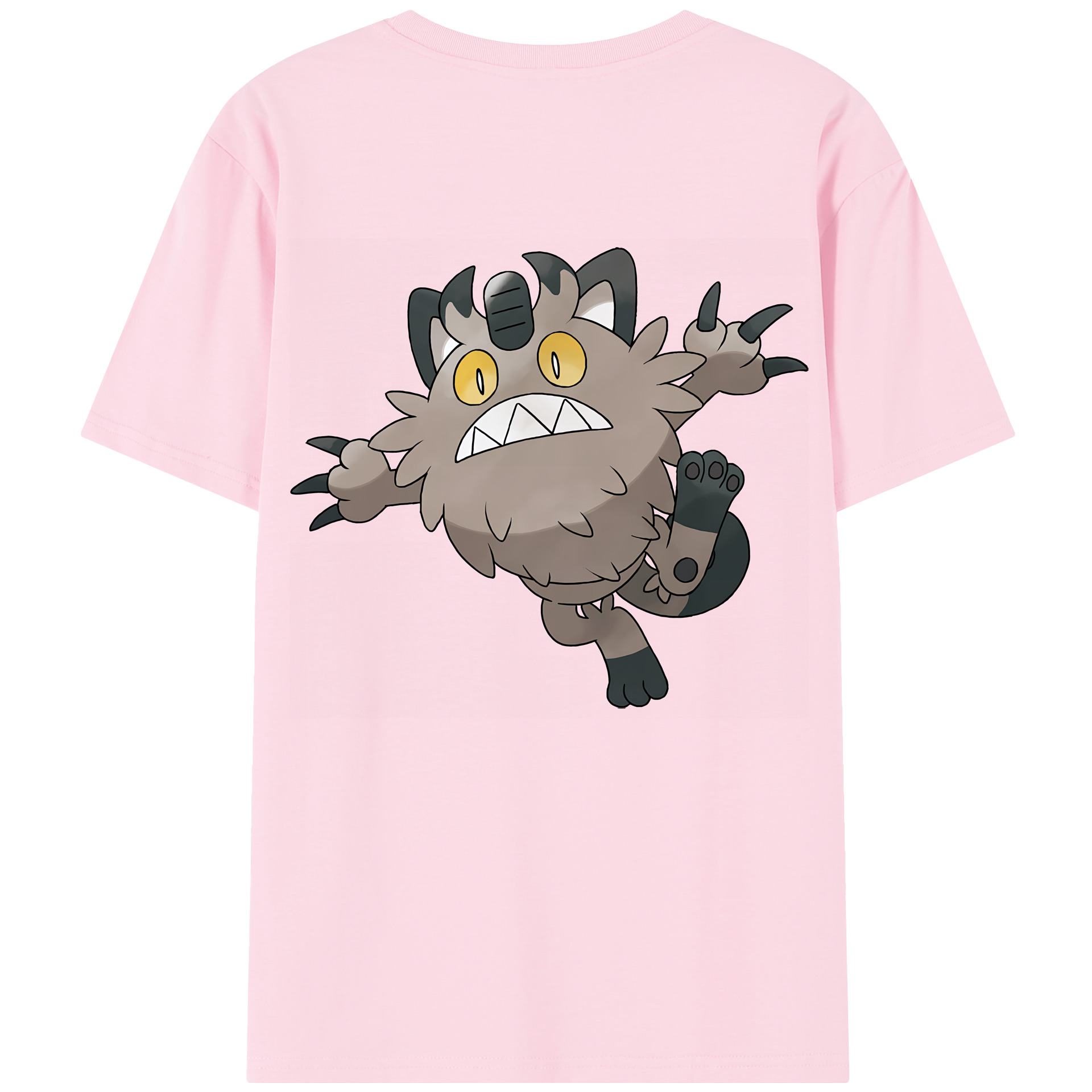 （画像用） ポケットモンスター Pokémon 綿100％半袖Tシャツ（背面プリント）