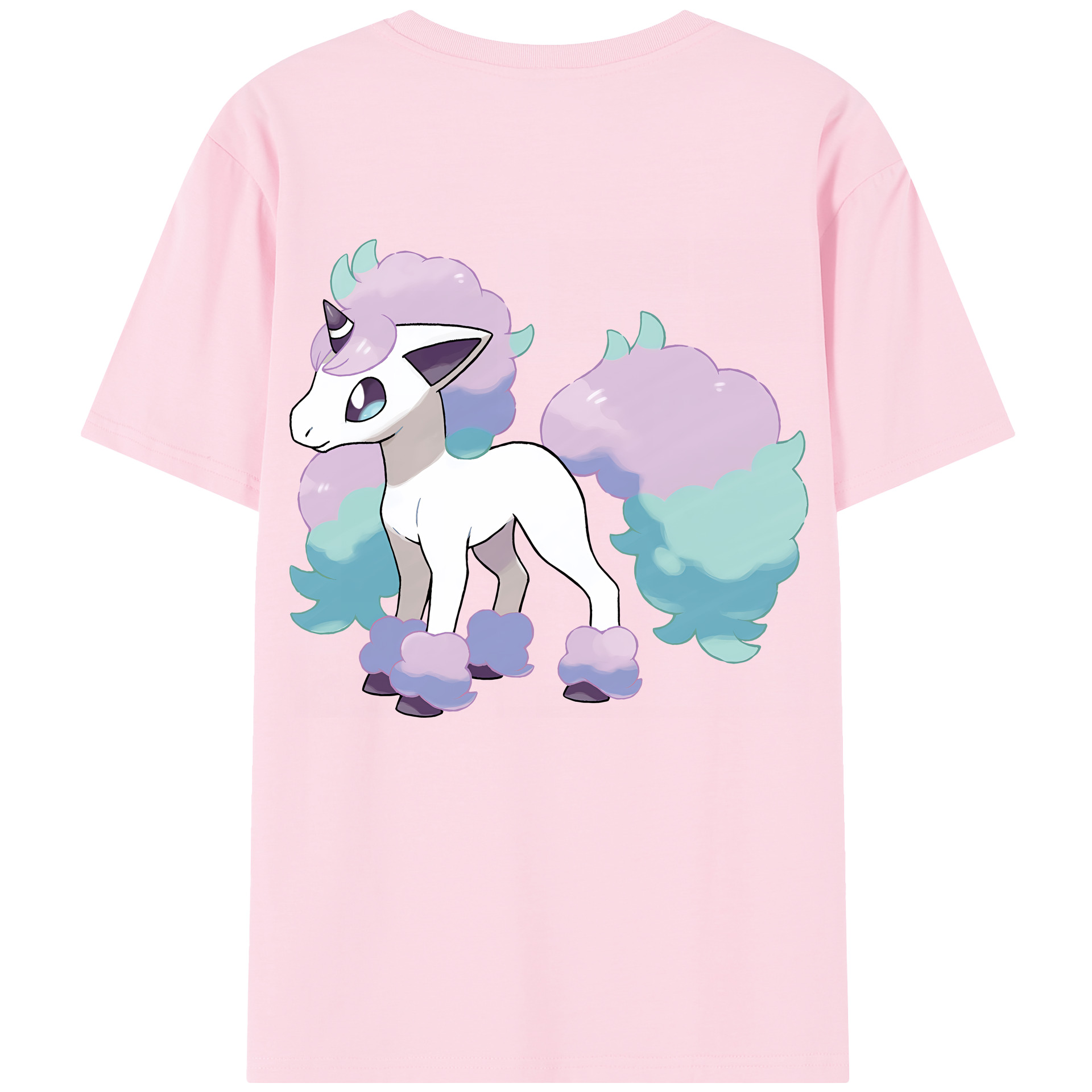 （画像用） ポケットモンスター Pokémon 綿100％半袖Tシャツ（背面プリント）