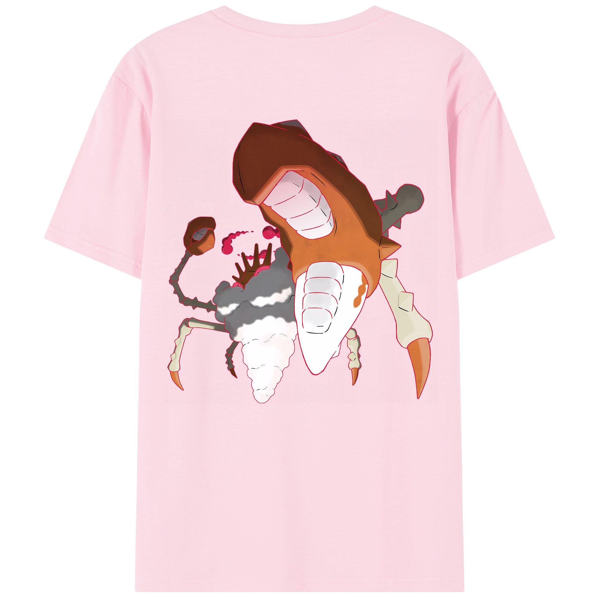 （画像用） ポケットモンスター Pokémon 綿100％半袖Tシャツ（背面プリント）