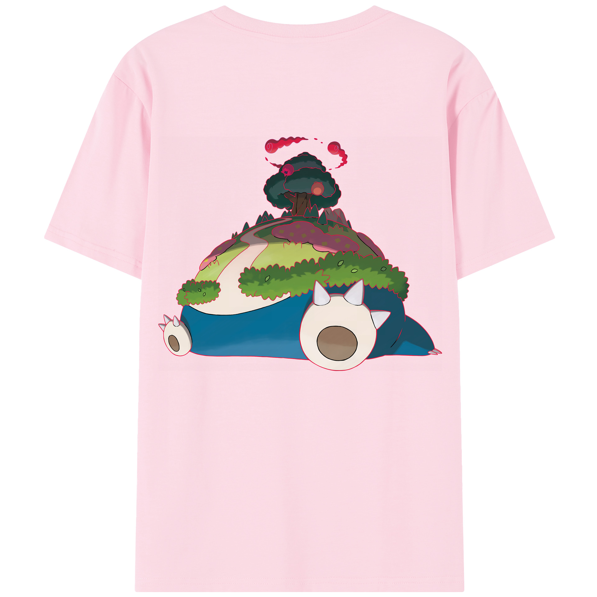 （画像用） ポケットモンスター Pokémon 綿100％半袖Tシャツ（背面プリント）