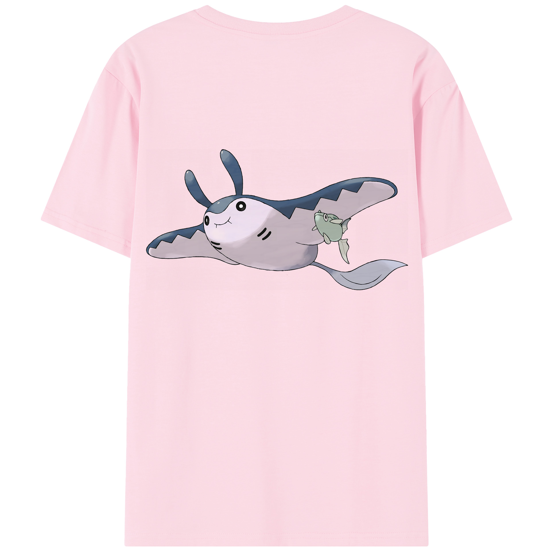 （画像用） ポケットモンスター Pokémon 綿100％半袖Tシャツ（背面プリント）