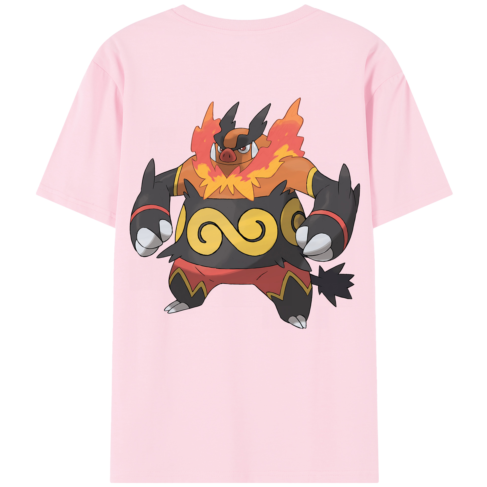 （画像用） ポケットモンスター Pokémon 綿100％半袖Tシャツ（背面プリント）