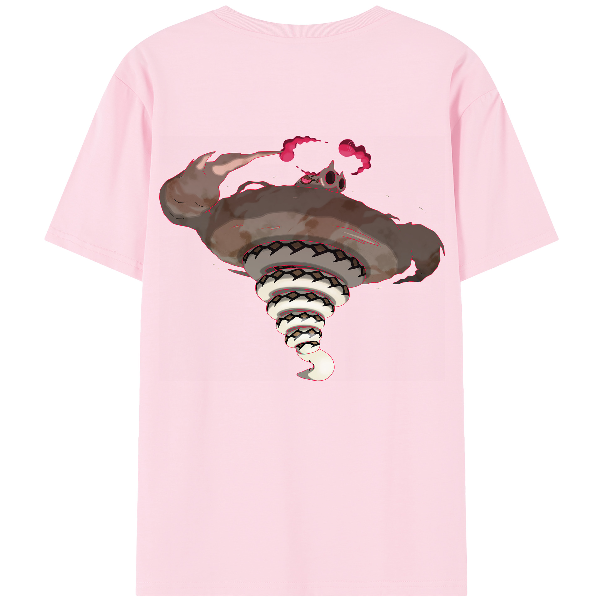 （画像用） ポケットモンスター Pokémon 綿100％半袖Tシャツ（背面プリント）