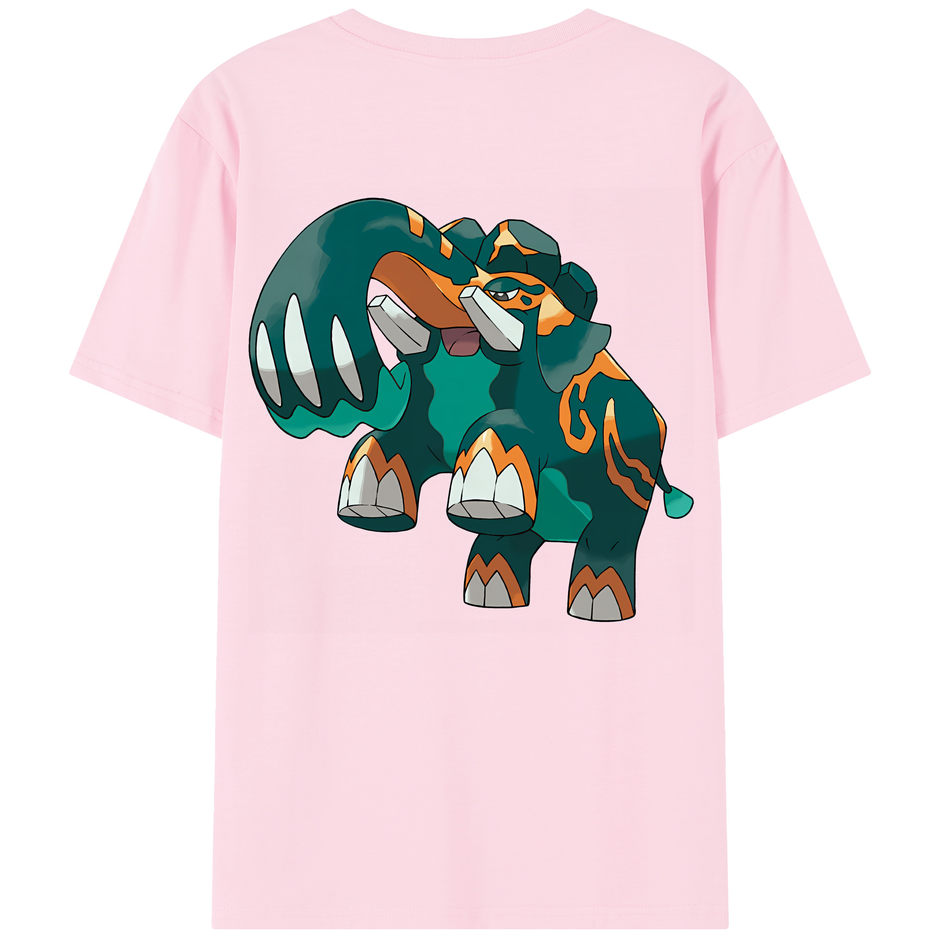 （画像用） ポケットモンスター Pokémon 綿100％半袖Tシャツ（背面プリント）
