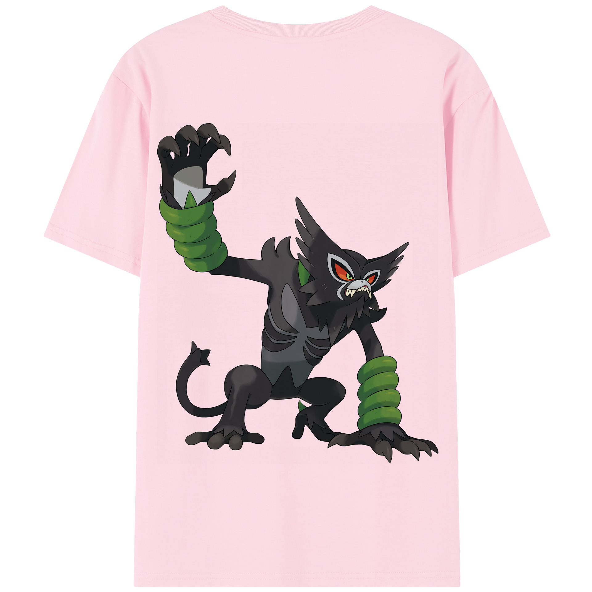 （画像用） ポケットモンスター Pokémon 綿100％半袖Tシャツ（背面プリント）