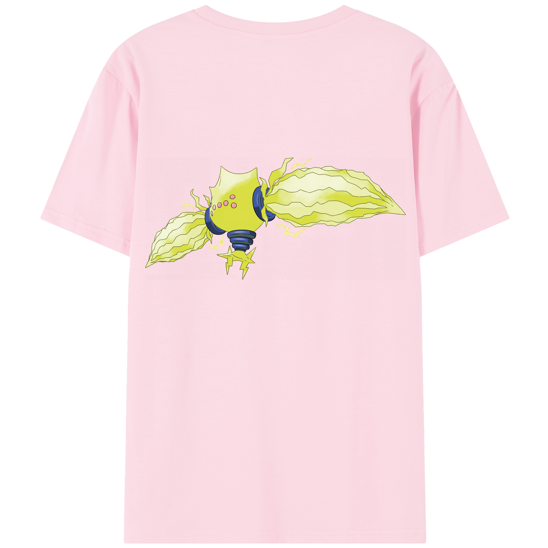 （画像用） ポケットモンスター Pokémon 綿100％半袖Tシャツ（背面プリント）