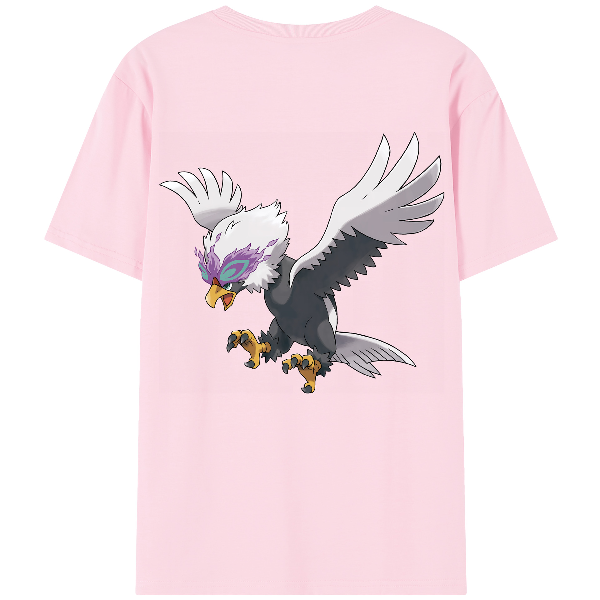 （画像用） ポケットモンスター Pokémon 綿100％半袖Tシャツ（背面プリント）