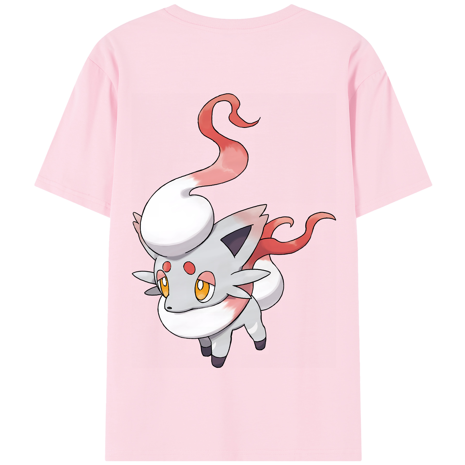 （画像用） ポケットモンスター Pokémon 綿100％半袖Tシャツ（背面プリント）