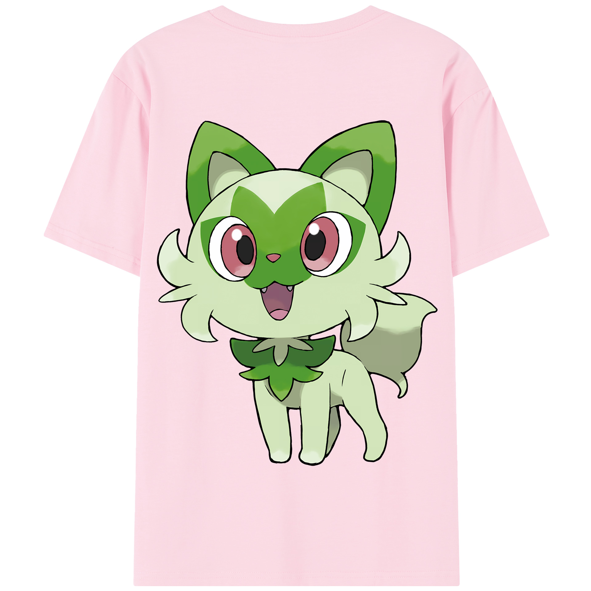 （画像用） ポケットモンスター Pokémon 綿100％半袖Tシャツ（背面プリント）