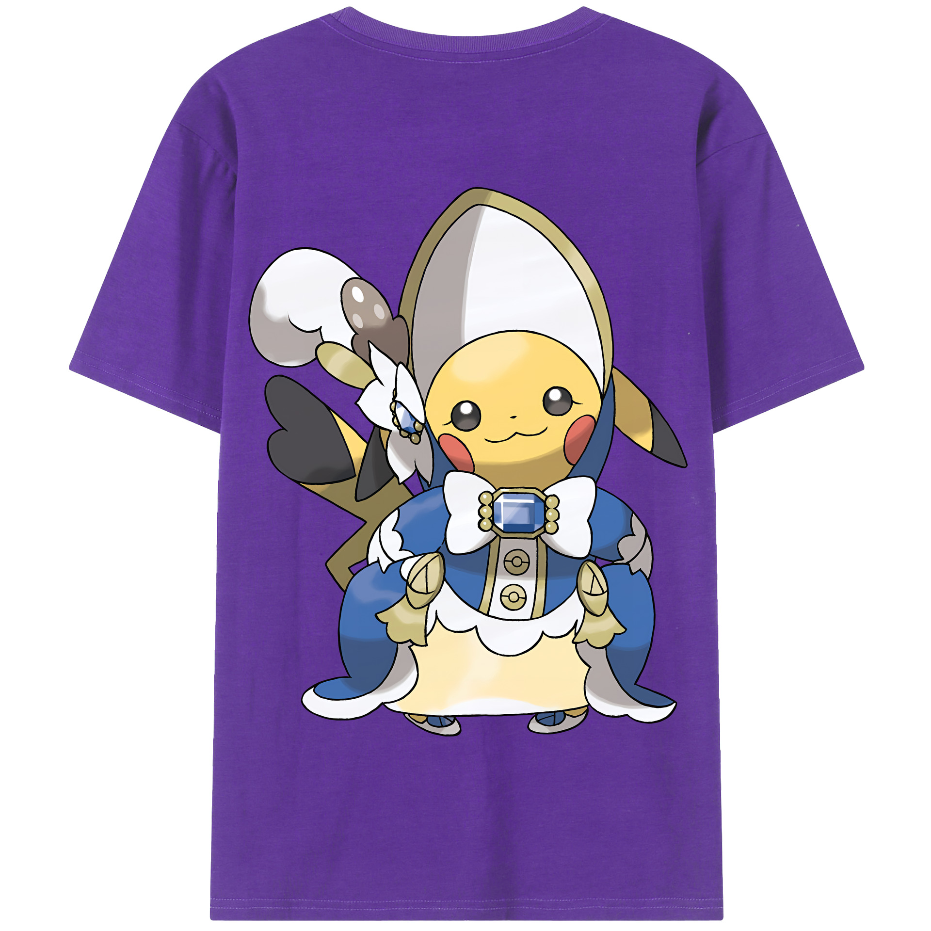 （画像用） ポケットモンスター Pokémon 綿100％半袖Tシャツ（背面プリント）